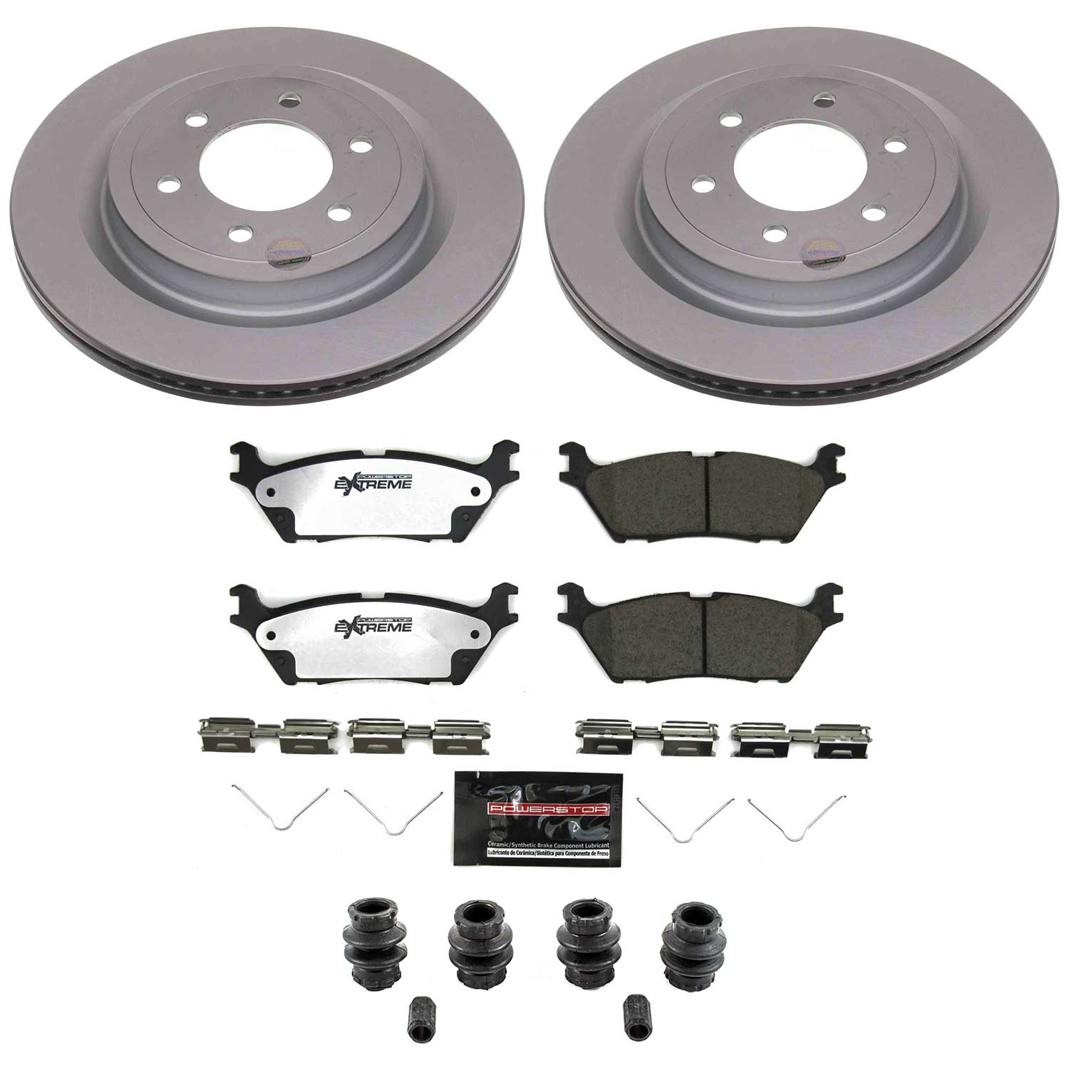 Z36 Truck & Tow Carbon-Fiber Ceramic Brake Pad and Coated Rotor Kit