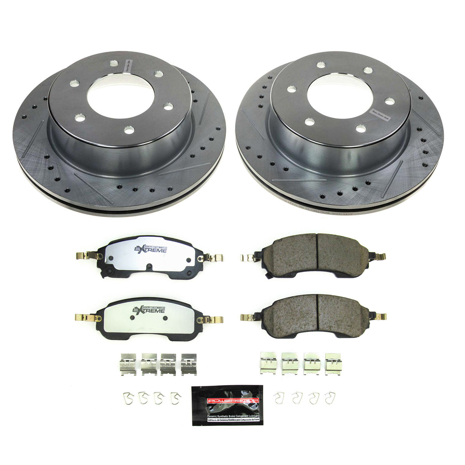 Z36 Truck and SUV Carbon-Fiber Ceramic Brake Pad and Drilled & Slotted Rotor Kit