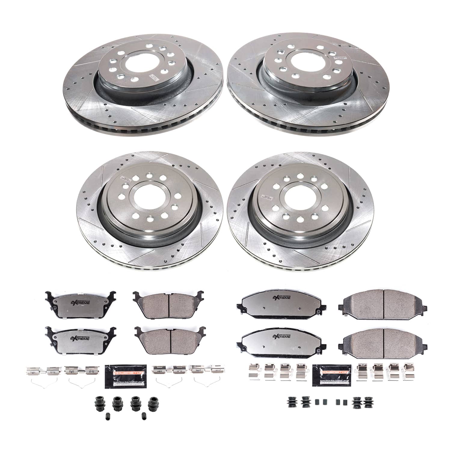 Z36 Truck and SUV Carbon-Fiber Ceramic Brake Pad and Drilled & Slotted Rotor Kit