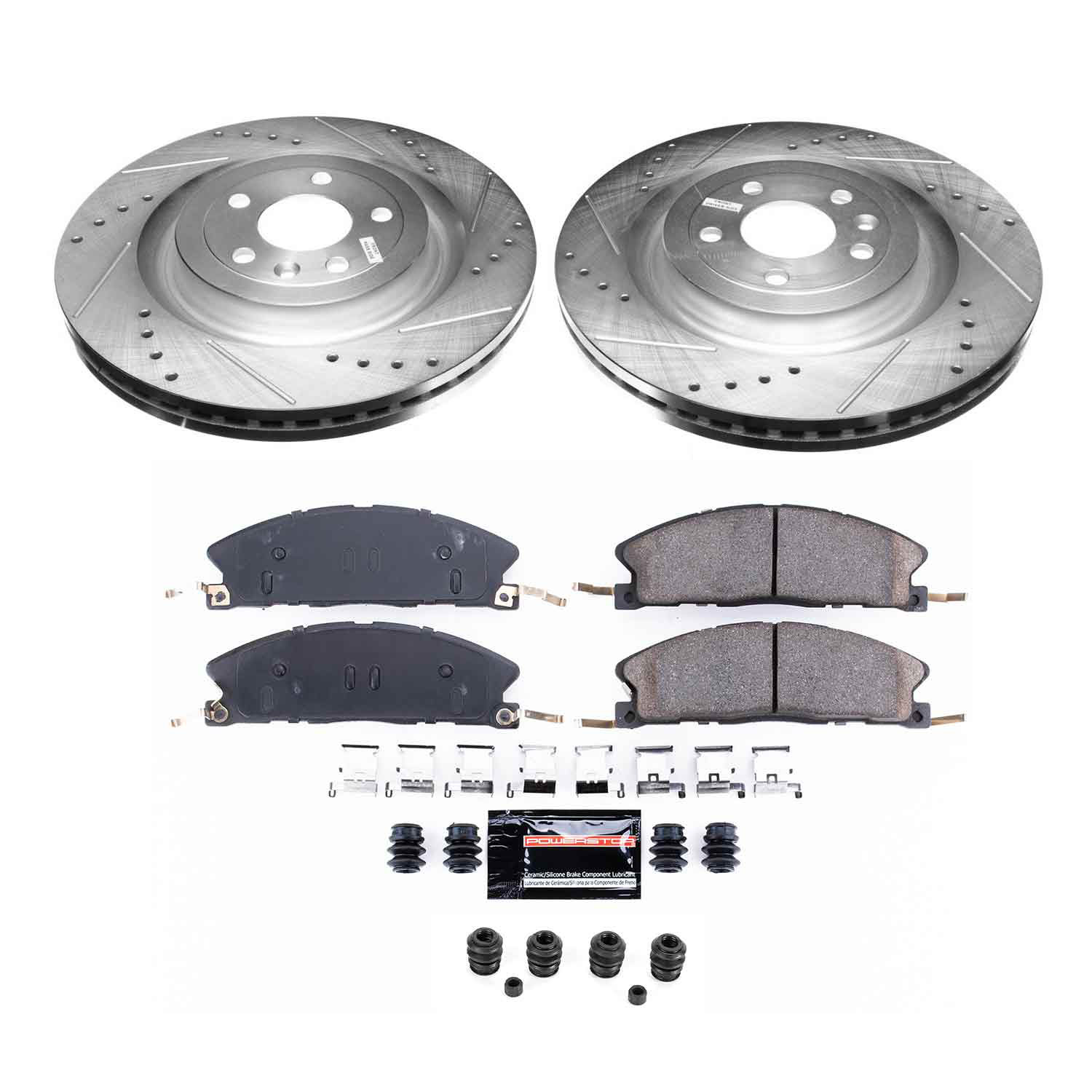 Z36 Truck and SUV Carbon-Fiber Ceramic Brake Pad and Drilled & Slotted Rotor Kit