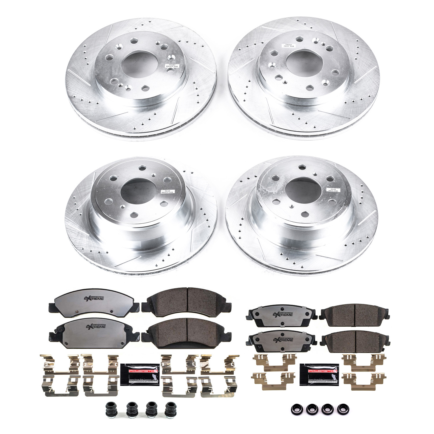 Z36 Truck and SUV Carbon-Fiber Ceramic Brake Pad and Drilled & Slotted Rotor Kit