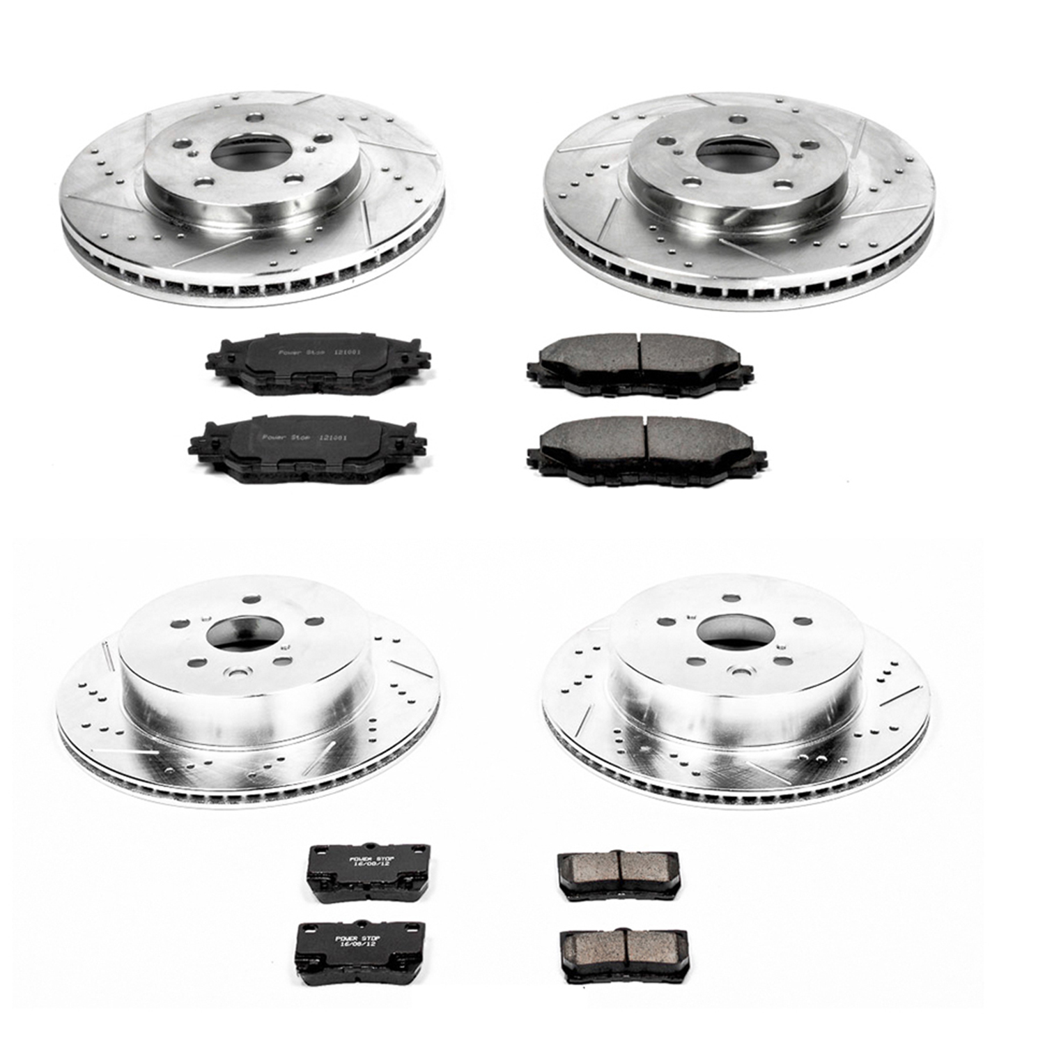 Z23 Daily Driver Carbon-Fiber Ceramic Brake Pad and Drilled & Slotted Rotor Kit