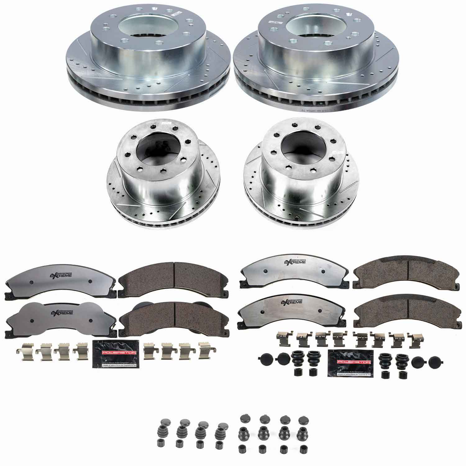 Z36 Truck and SUV Carbon-Fiber Ceramic Brake Pad and Drilled & Slotted Rotor Kit
