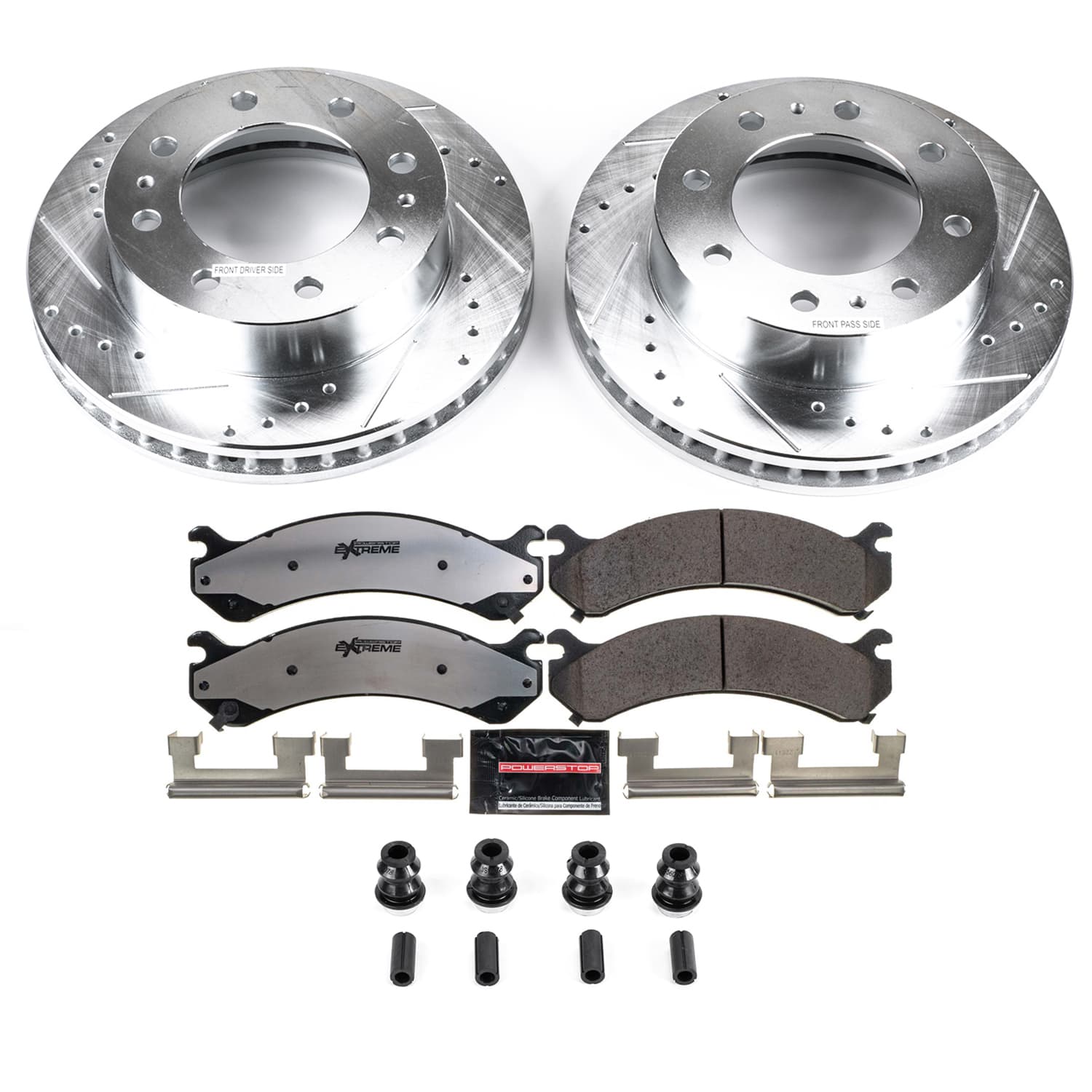 Z36 Truck and SUV Carbon-Fiber Ceramic Brake Pad and Drilled & Slotted Rotor Kit