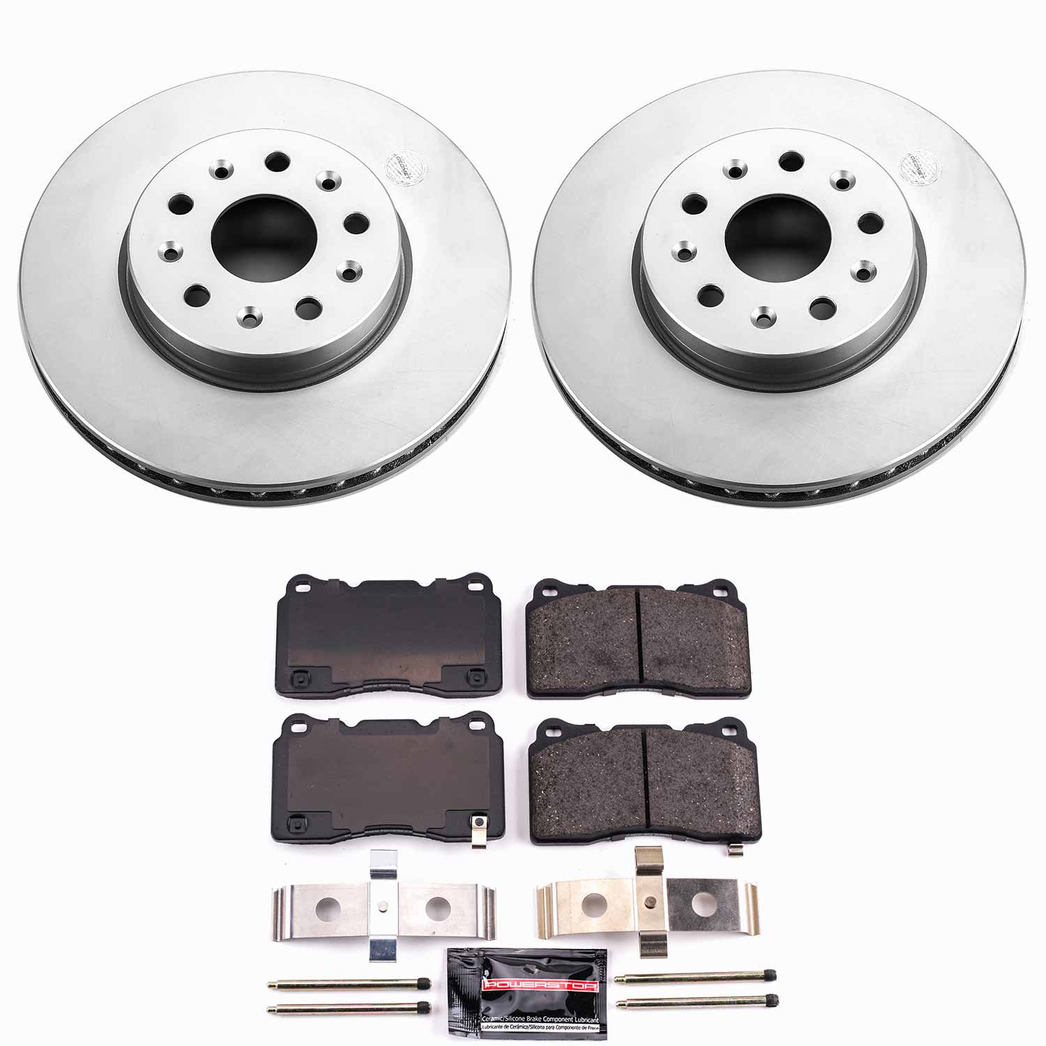 Z23 Daily Driver Carbon-Fiber Ceramic Brake Pad and Coated Rotor Kit