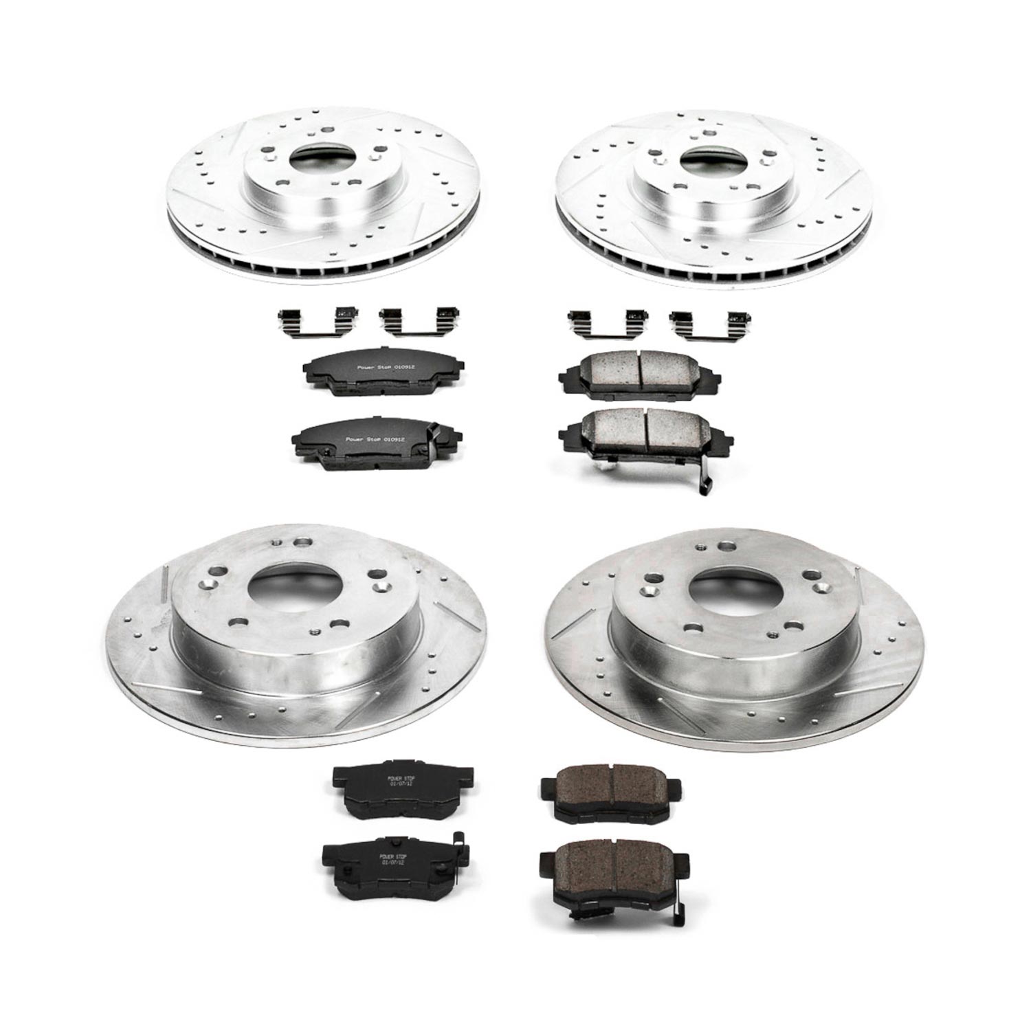 Z23 Daily Driver Carbon-Fiber Ceramic Brake Pad and Drilled & Slotted Rotor Kit