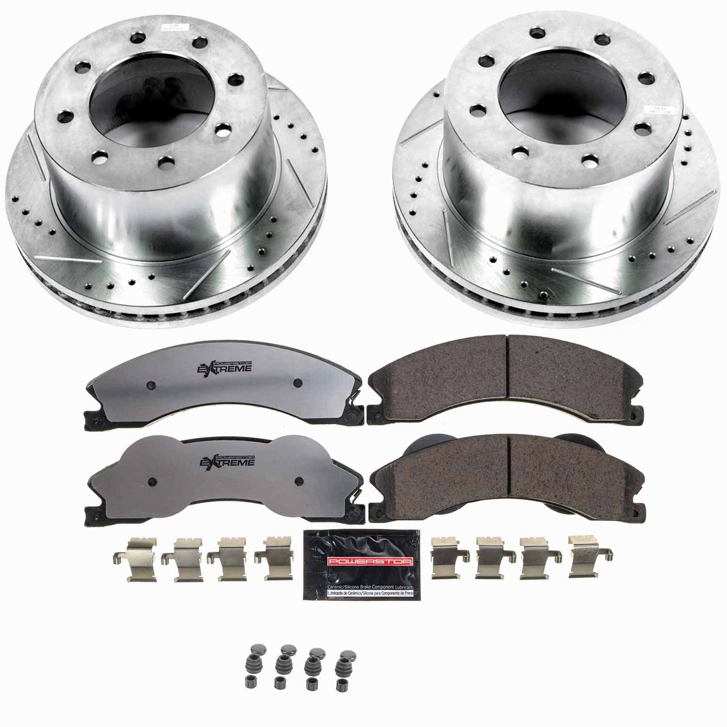 Z36 Truck and SUV Carbon-Fiber Ceramic Brake Pad and Drilled & Slotted Rotor Kit