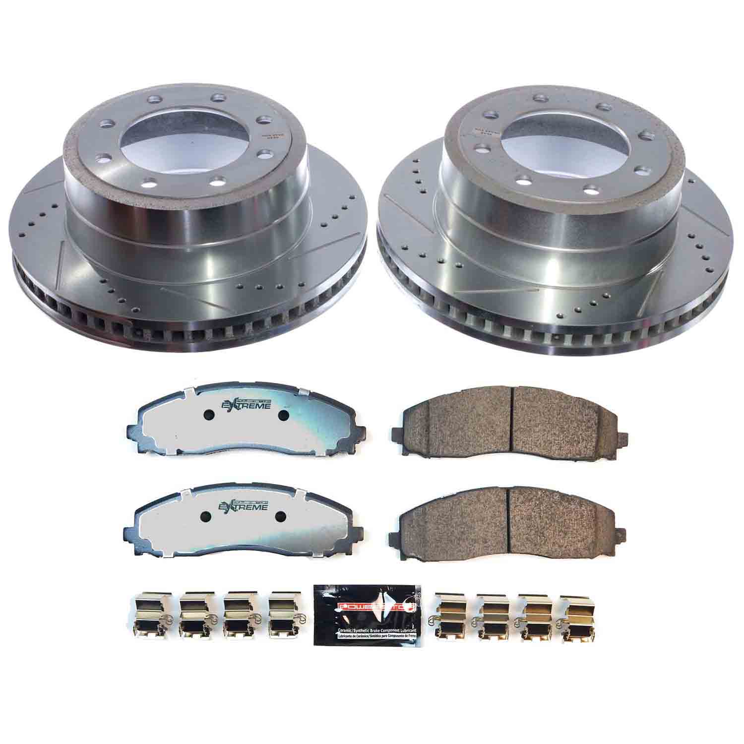 Z36 Truck and SUV Carbon-Fiber Ceramic Brake Pad and Drilled & Slotted Rotor Kit