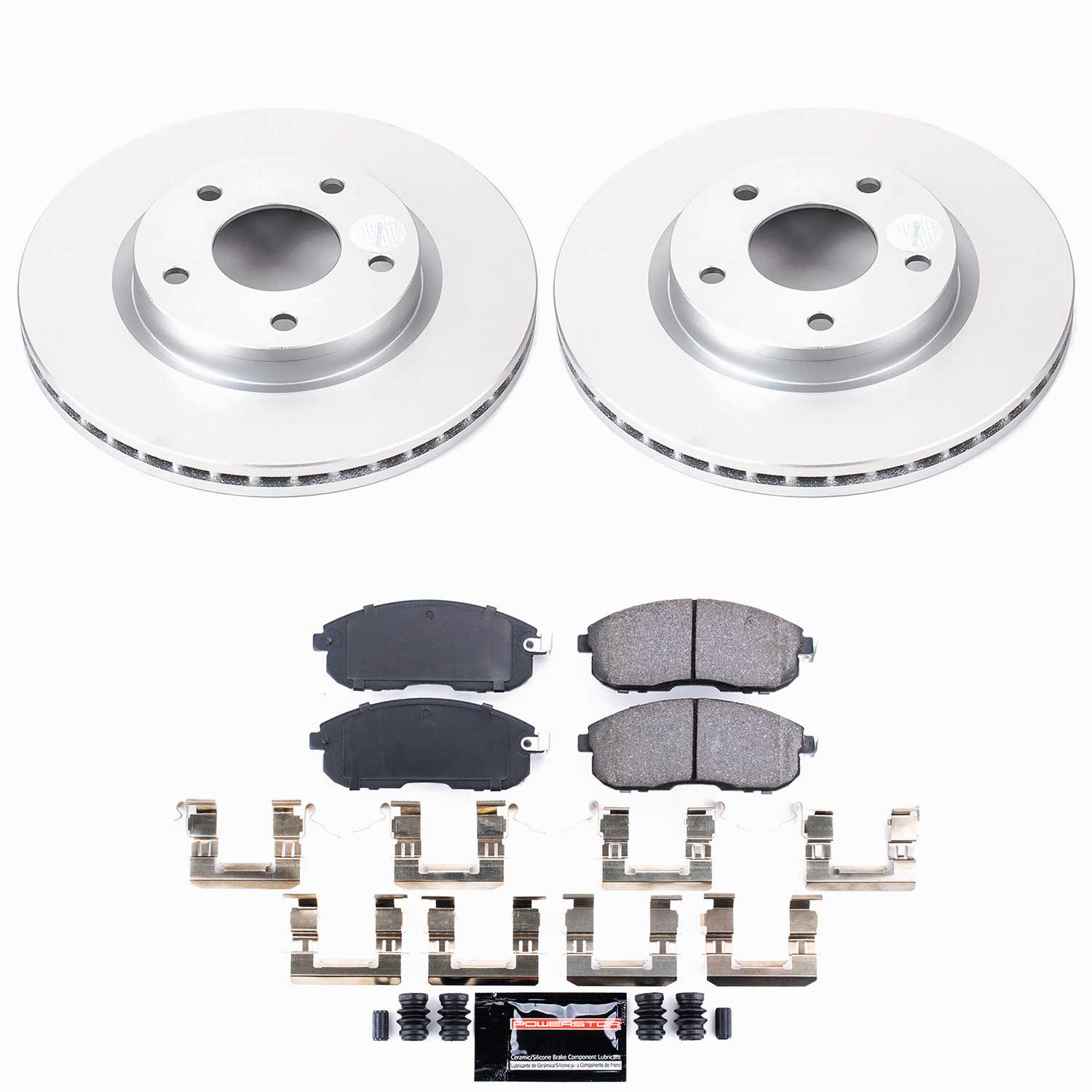 Z23 Daily Driver Carbon-Fiber Ceramic Brake Pad and Coated Rotor Kit
