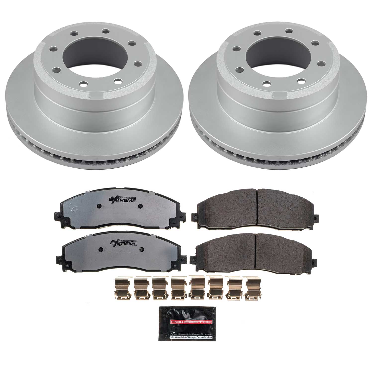 Z36 Truck & Tow Carbon-Fiber Ceramic Brake Pad and Coated Rotor Kit