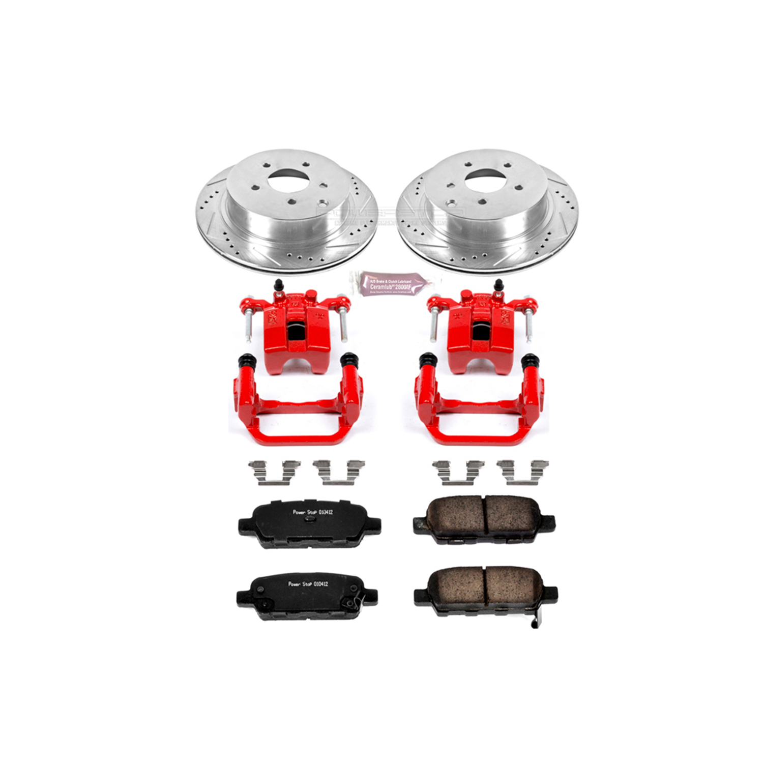 Z23 Daily Driver Carbon-Fiber Ceramic Pads Drilled & Slotted Rotor & Caliper Kit