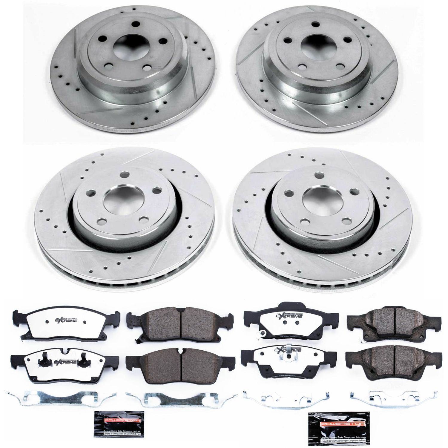 Z36 Truck and SUV Carbon-Fiber Ceramic Brake Pad and Drilled & Slotted Rotor Kit
