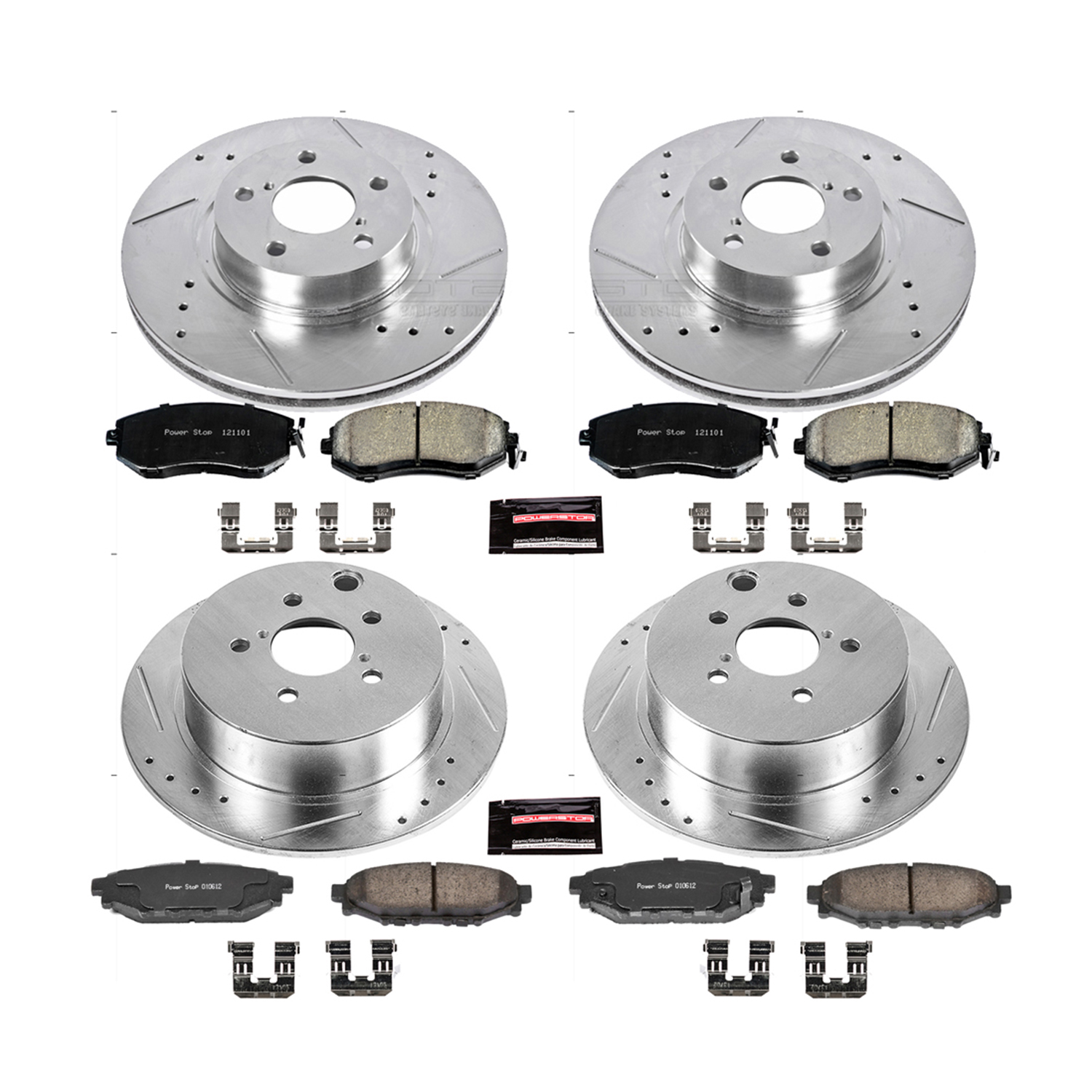 Z23 Daily Driver Carbon-Fiber Ceramic Brake Pad and Drilled & Slotted Rotor Kit