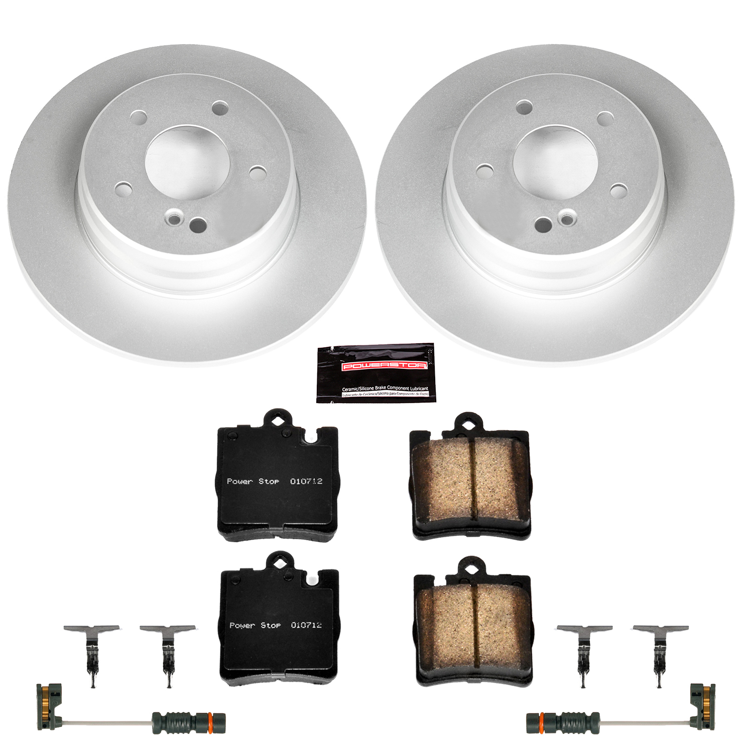 Evolution Coated Rotor And Carbon-Fiber Ceramic Brake Pad Kit