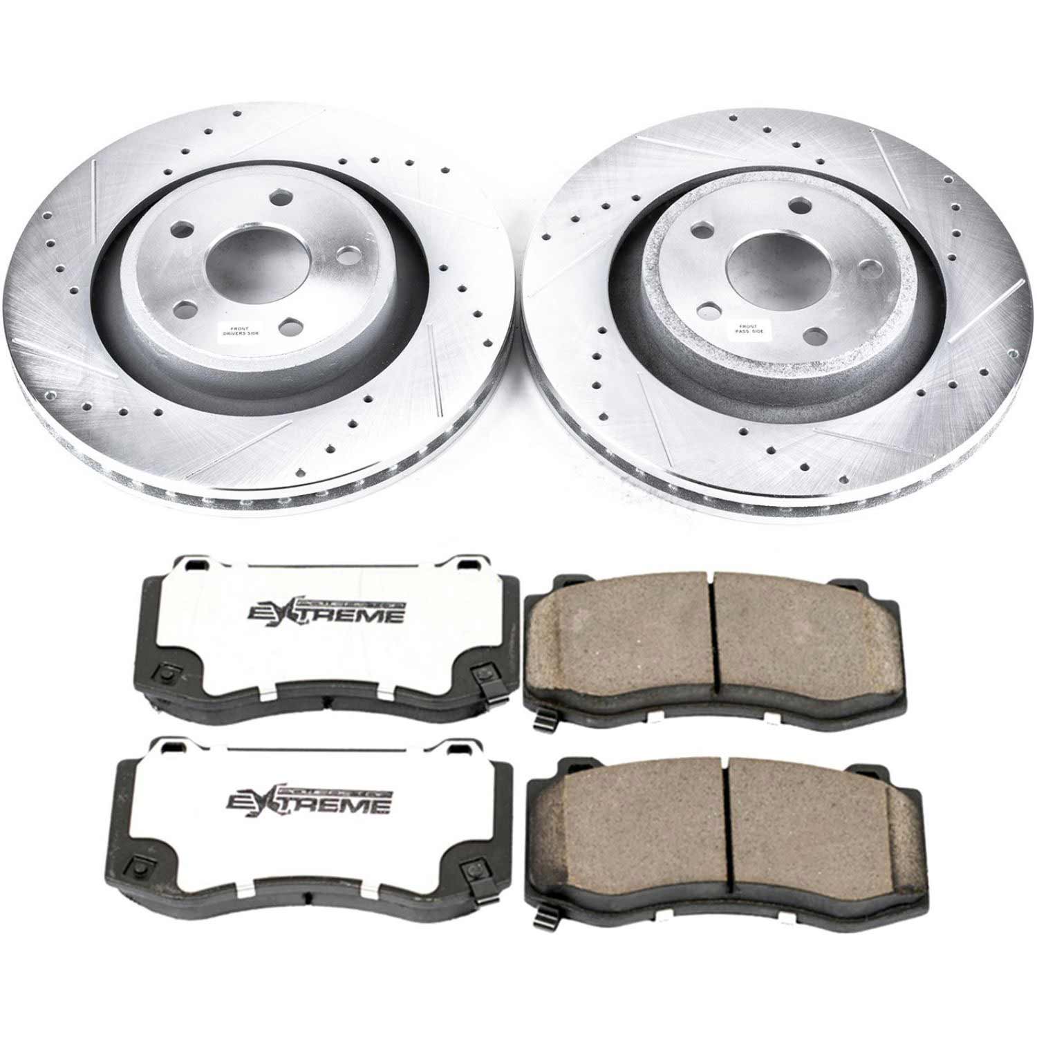Z26 Street Performance Ceramic Brake Pad and Drilled & Slotted Rotor Kit