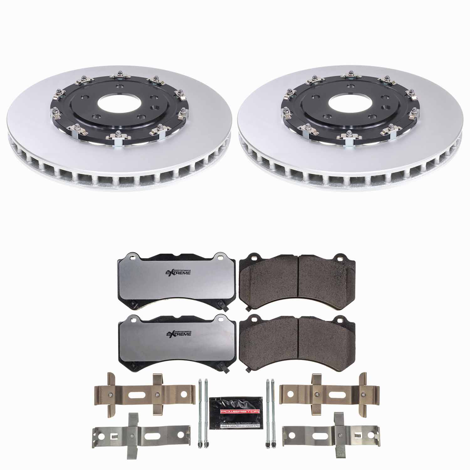 Z26 Street Performance Carbon-Fiber Ceramic Brake Pad and Coated Rotor Kit