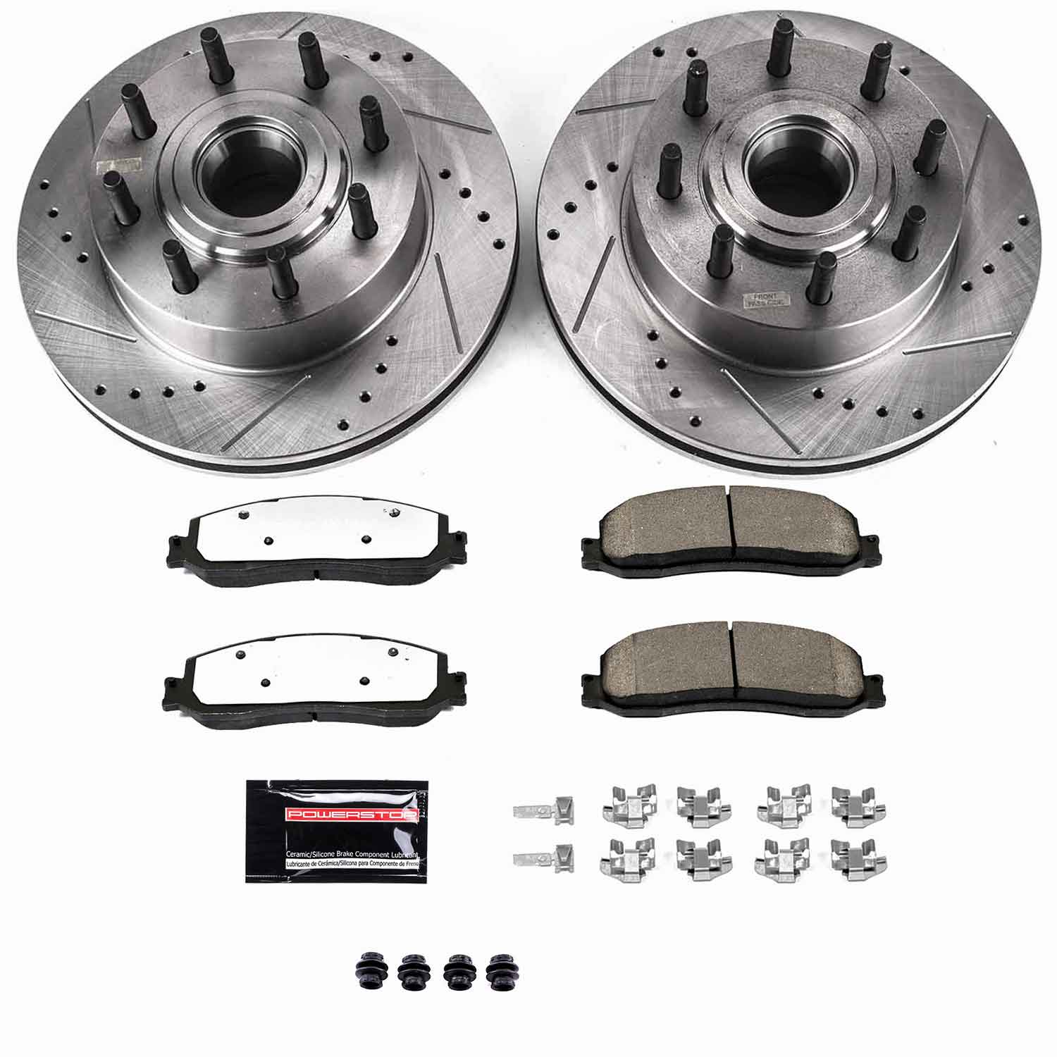 Z36 Truck and SUV Carbon-Fiber Ceramic Brake Pad and Drilled & Slotted Rotor Kit