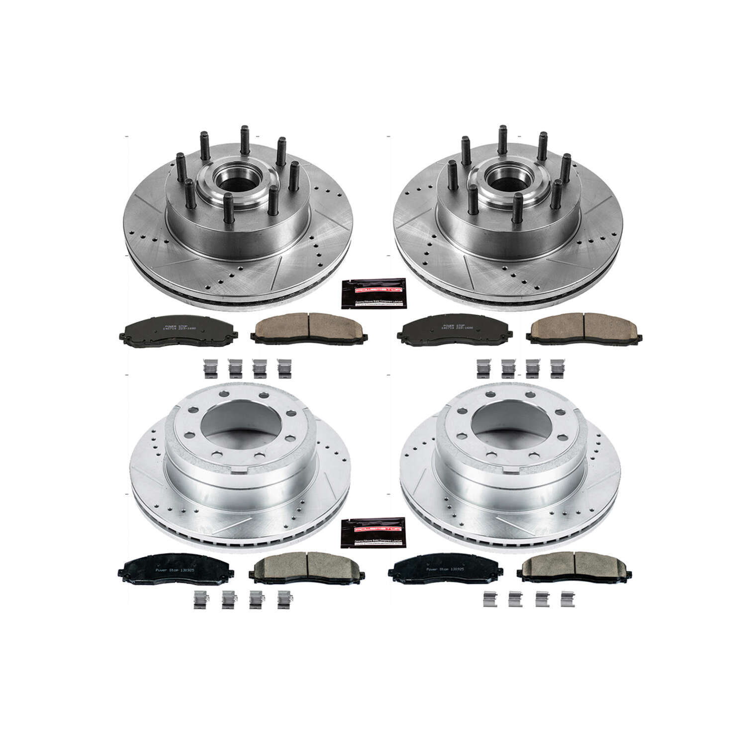 Z23 Daily Driver Carbon-Fiber Ceramic Brake Pad and Drilled & Slotted Rotor Kit