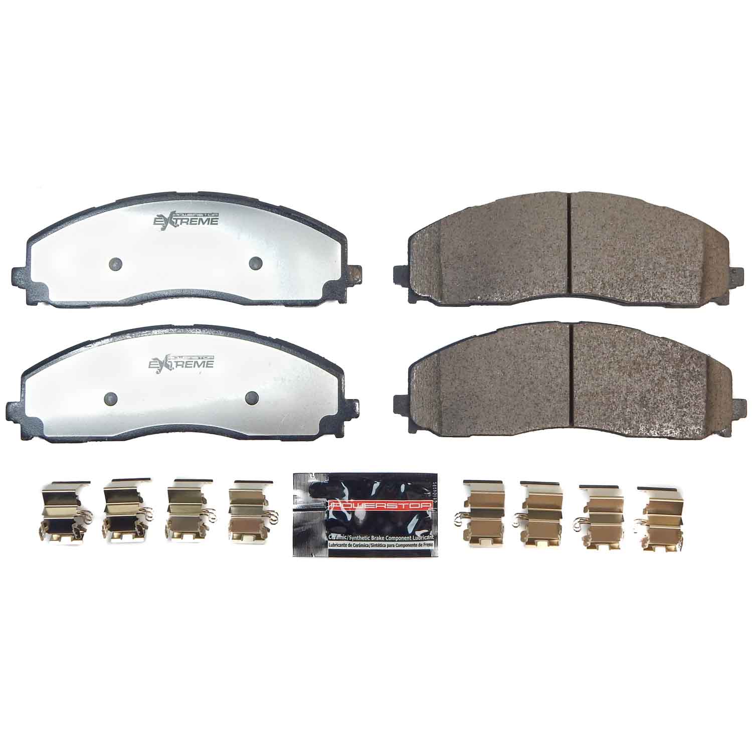 Z36 Truck and SUV Carbon-Fiber Ceramic Brake Pads with Hardware Kit