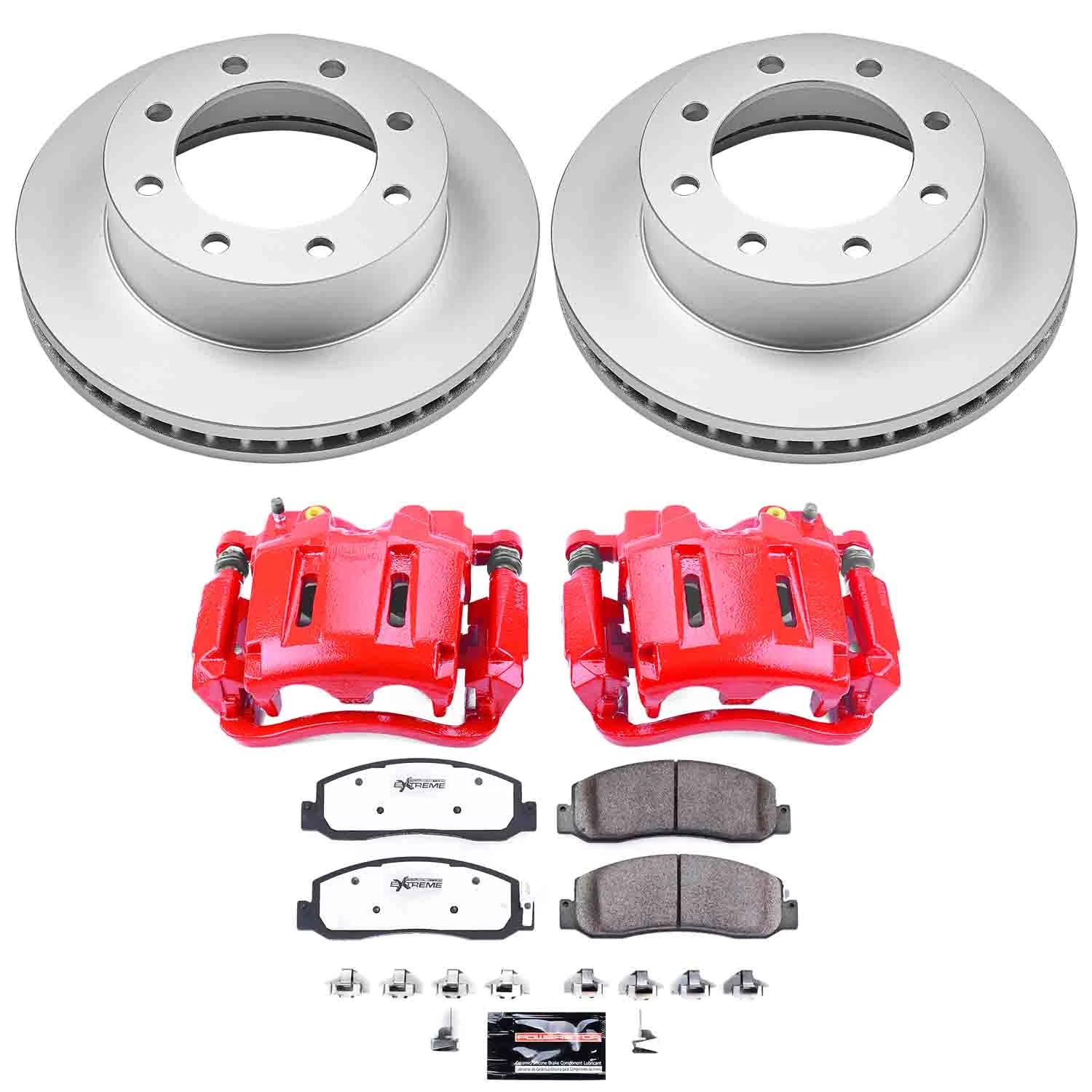 Z36 Truck and Tow Carbon-Fiber Ceramic Pad, Coated Rotor, and PC Caliper Kit