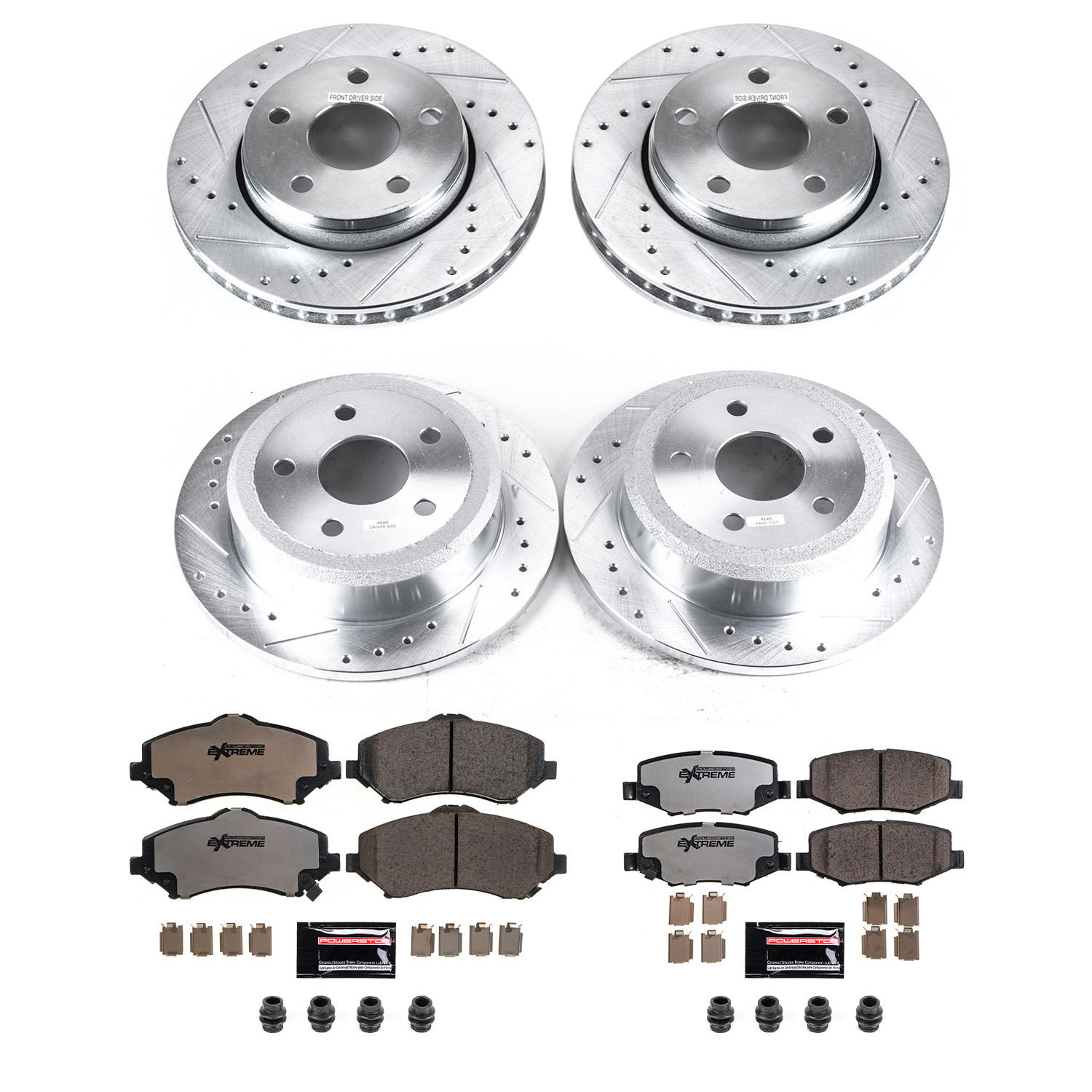 Z36 Truck and SUV Carbon-Fiber Ceramic Brake Pad and Drilled & Slotted Rotor Kit