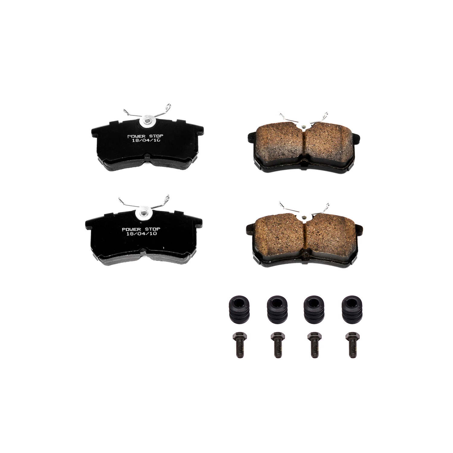 Z17 Low-Dust Ceramic Brake Pads with Hardware