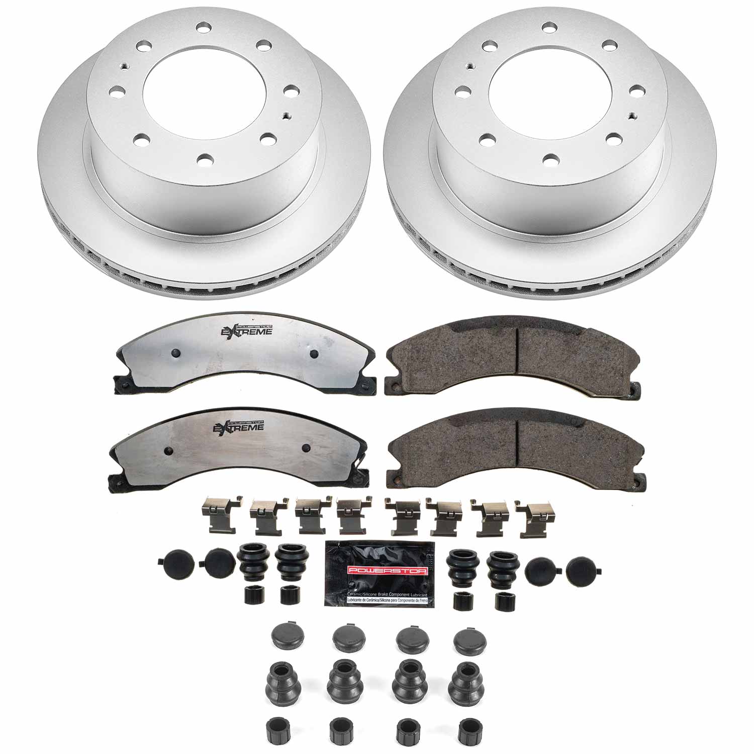 Z36 Truck & Tow Carbon-Fiber Ceramic Brake Pad and Coated Rotor Kit
