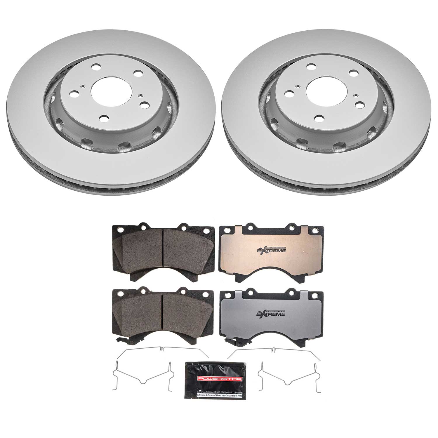 Z36 Truck & Tow Carbon-Fiber Ceramic Brake Pad and Coated Rotor Kit