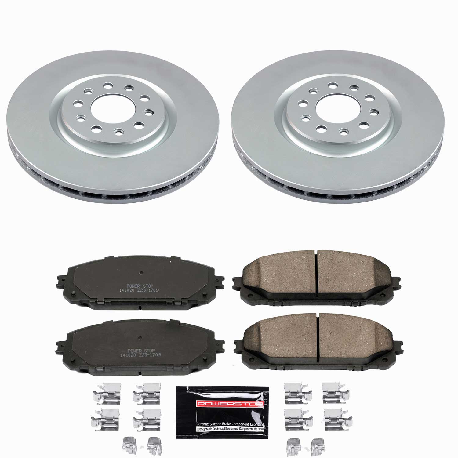 Z23 Daily Driver Carbon-Fiber Ceramic Brake Pad and Coated Rotor Kit