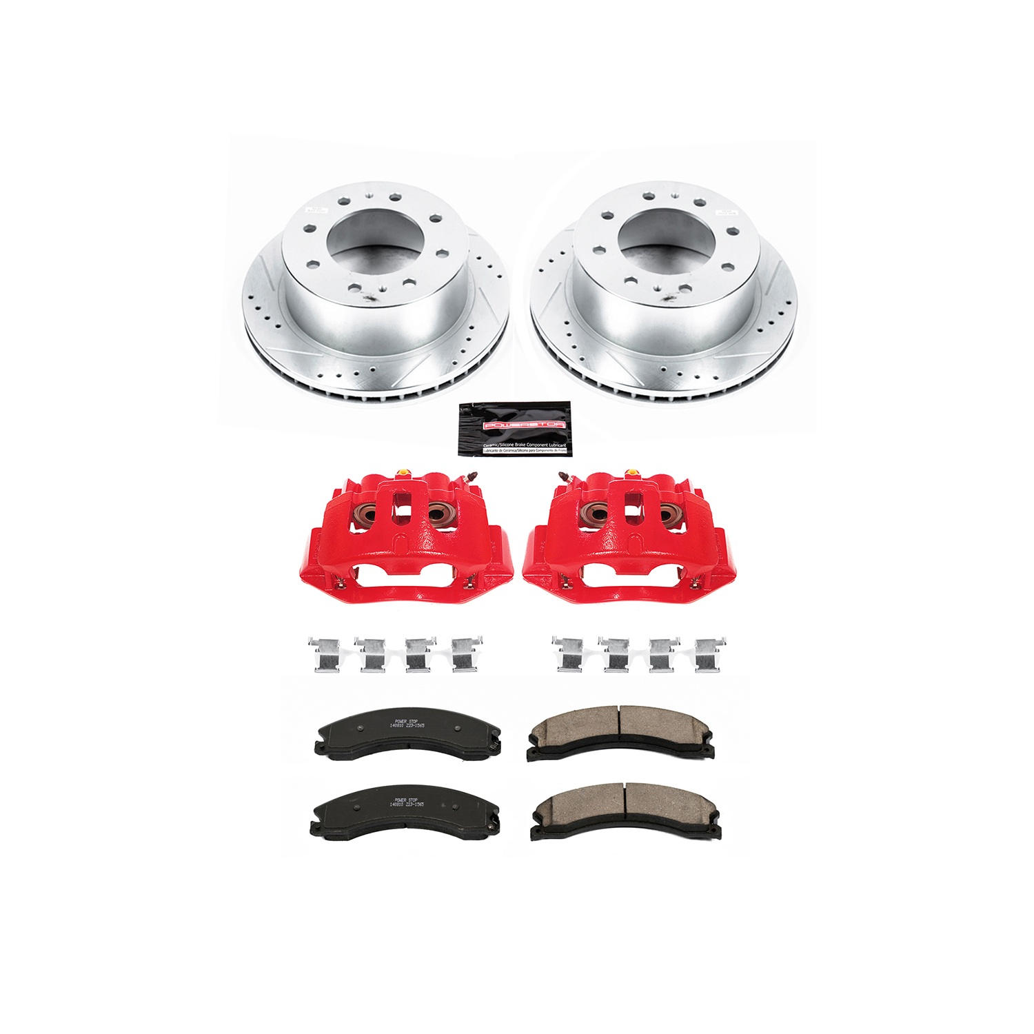 Z23 Daily Driver Carbon-Fiber Ceramic Pads Drilled & Slotted Rotor & Caliper Kit