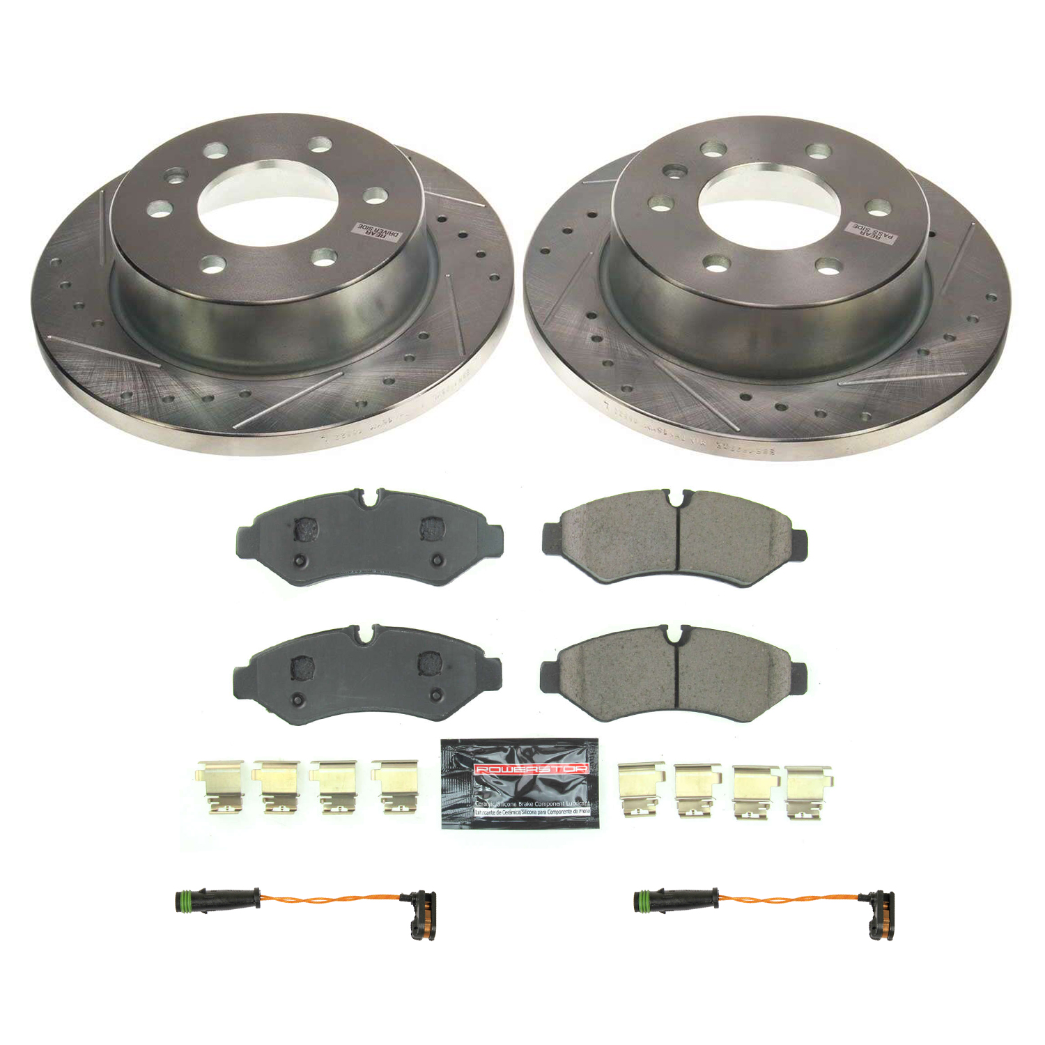 Z23 Daily Driver Carbon-Fiber Ceramic Brake Pad and Drilled & Slotted Rotor Kit