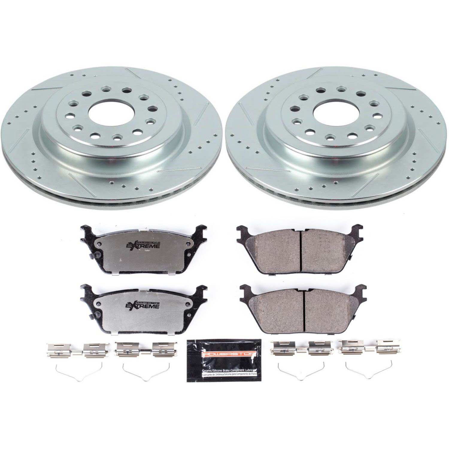 Z36 Truck and SUV Carbon-Fiber Ceramic Brake Pad and Drilled & Slotted Rotor Kit