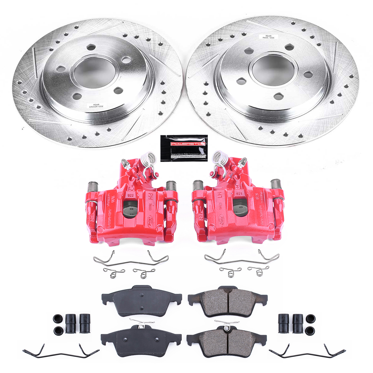 Z23 Daily Driver Carbon-Fiber Ceramic Pads Drilled & Slotted Rotor & Caliper Kit