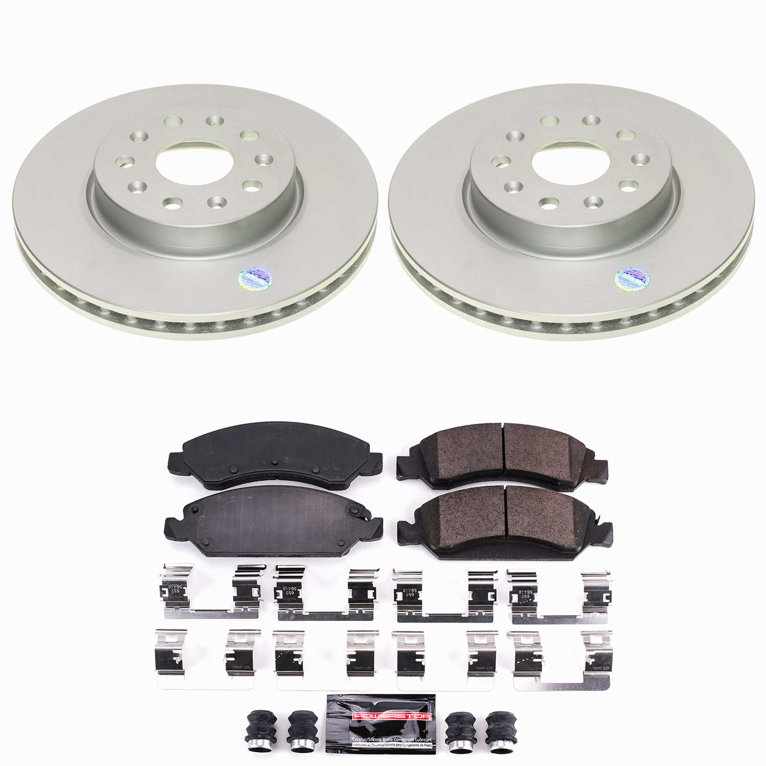 Z23 Daily Driver Carbon-Fiber Ceramic Brake Pad and Coated Rotor Kit
