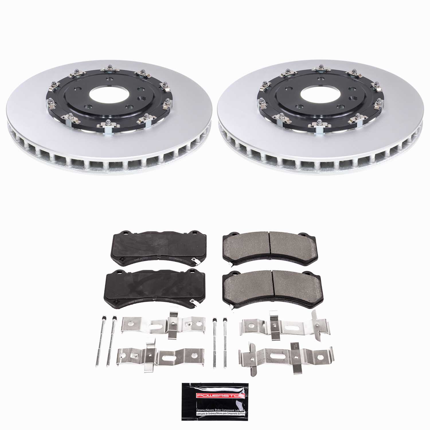 Z23 Daily Driver Carbon-Fiber Ceramic Brake Pad and Coated Rotor Kit
