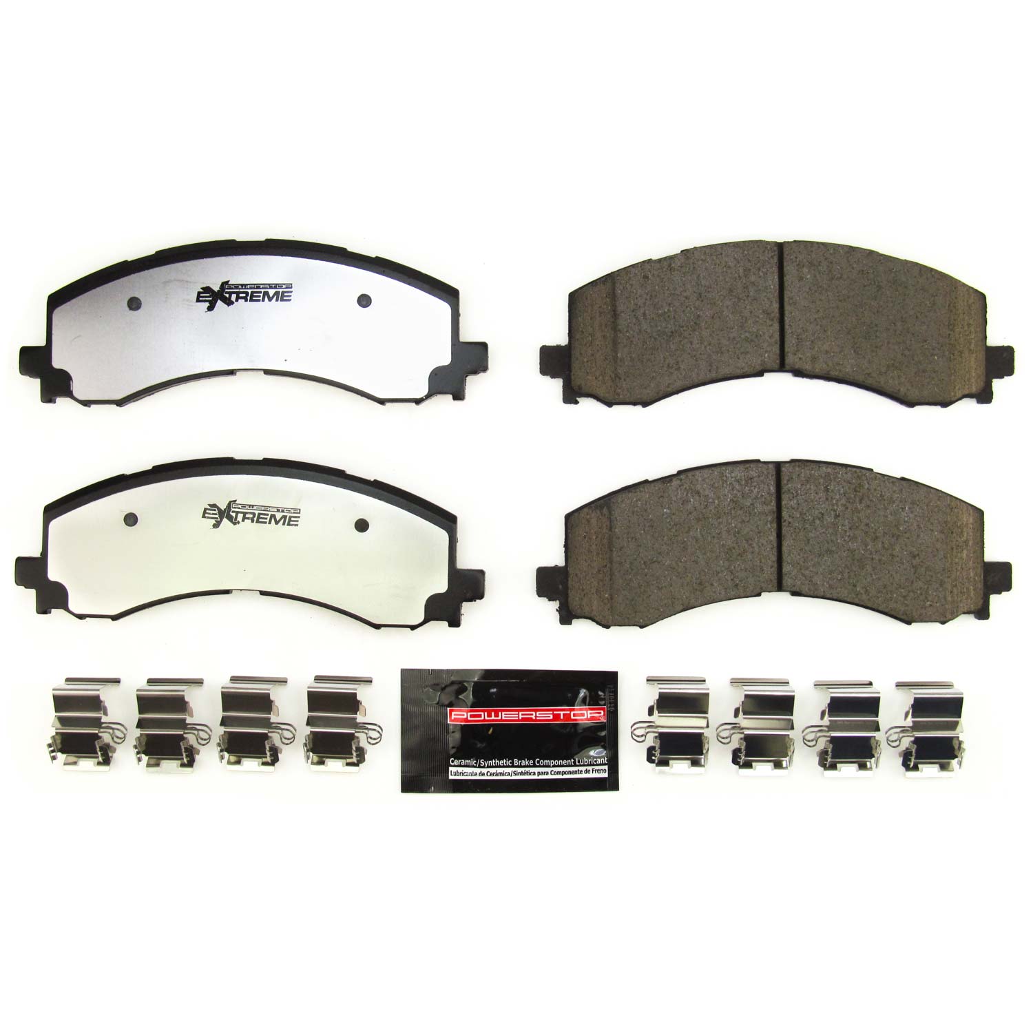 Z36 Truck and SUV Carbon-Fiber Ceramic Brake Pads with Hardware Kit