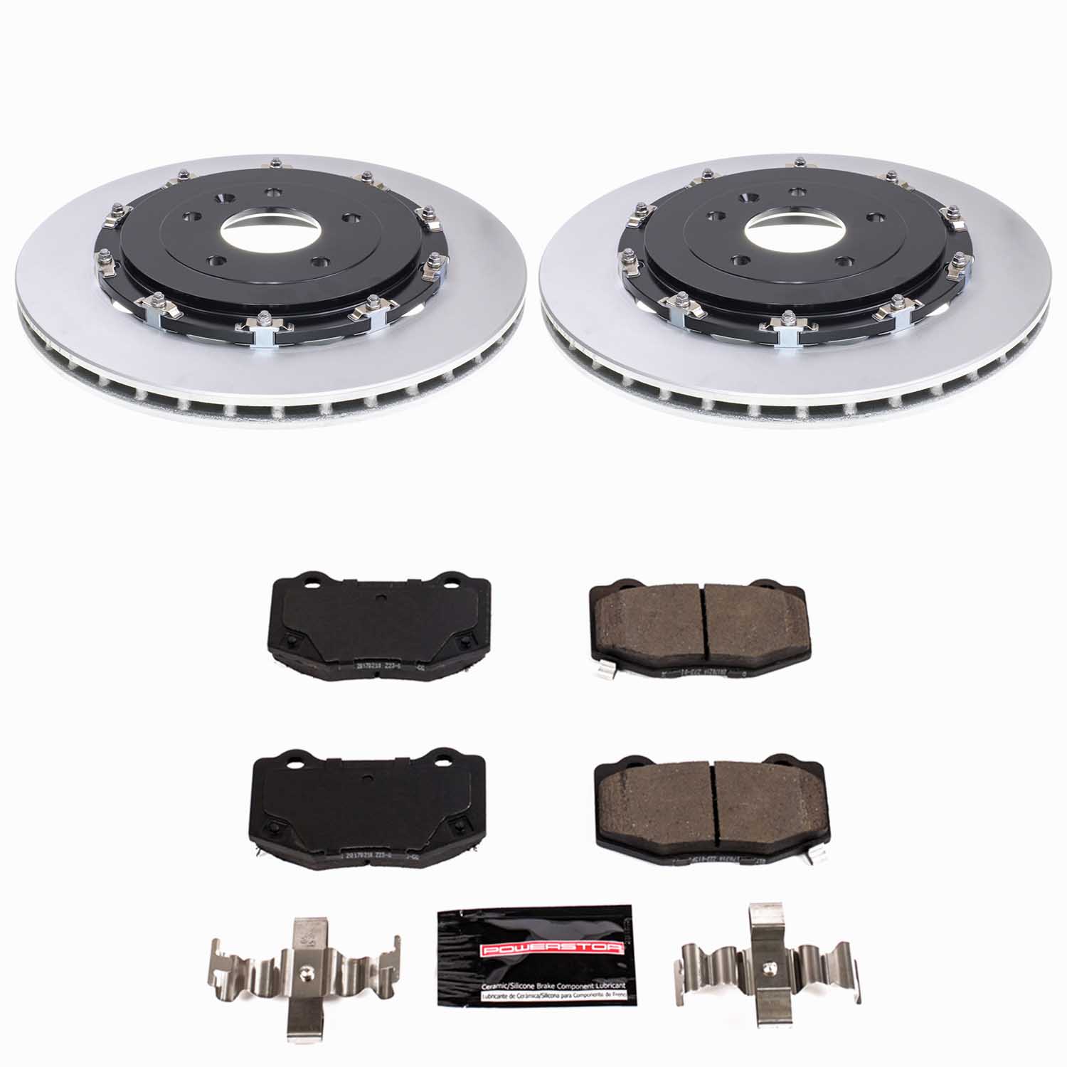 Z23 Daily Driver Carbon-Fiber Ceramic Brake Pad and Coated Rotor Kit