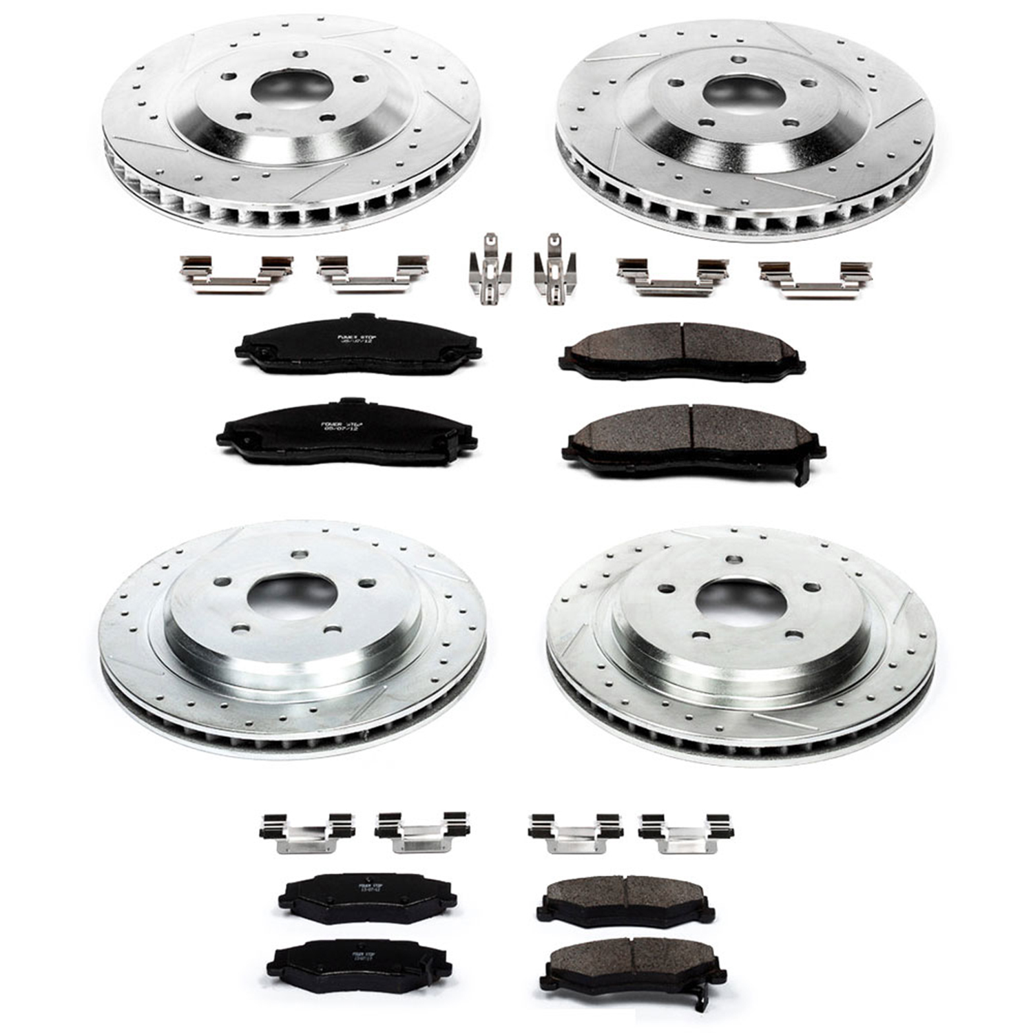 Z23 Daily Driver Carbon-Fiber Ceramic Brake Pad and Drilled & Slotted Rotor Kit