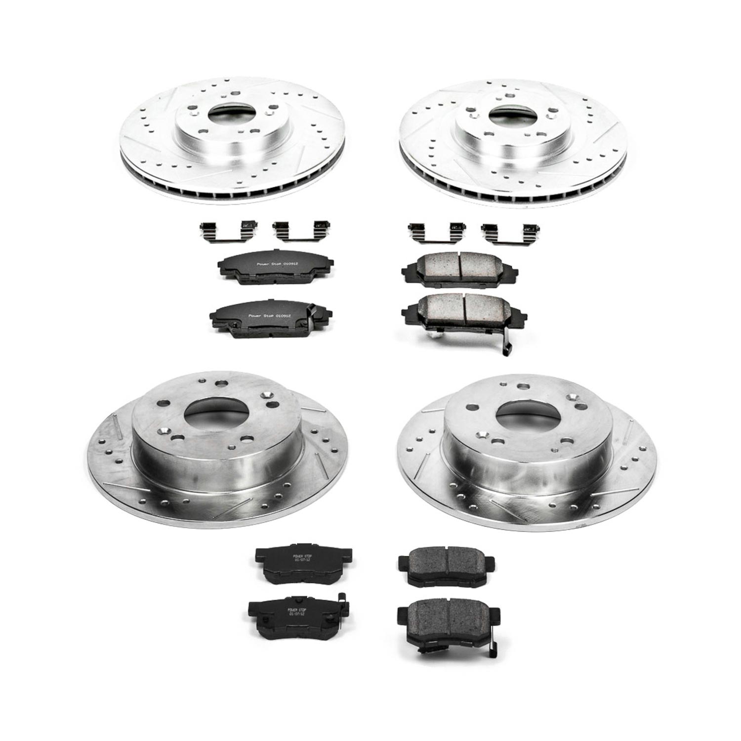 Z23 Daily Driver Carbon-Fiber Ceramic Brake Pad and Drilled & Slotted Rotor Kit