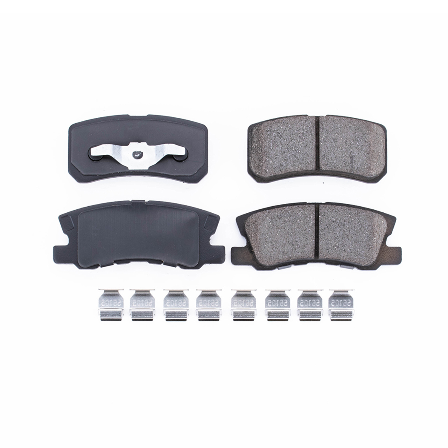 Z17 Low-Dust Ceramic Brake Pads with Hardware