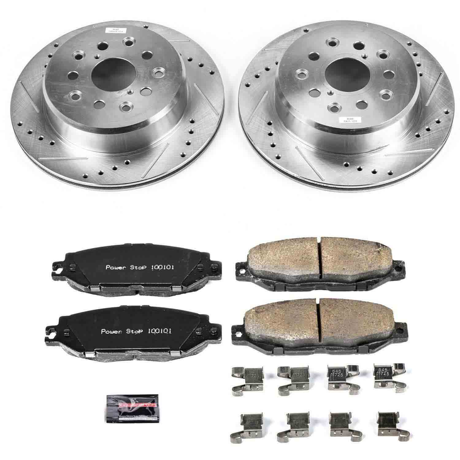 Z23 Daily Driver Carbon-Fiber Ceramic Brake Pad and Drilled & Slotted Rotor Kit