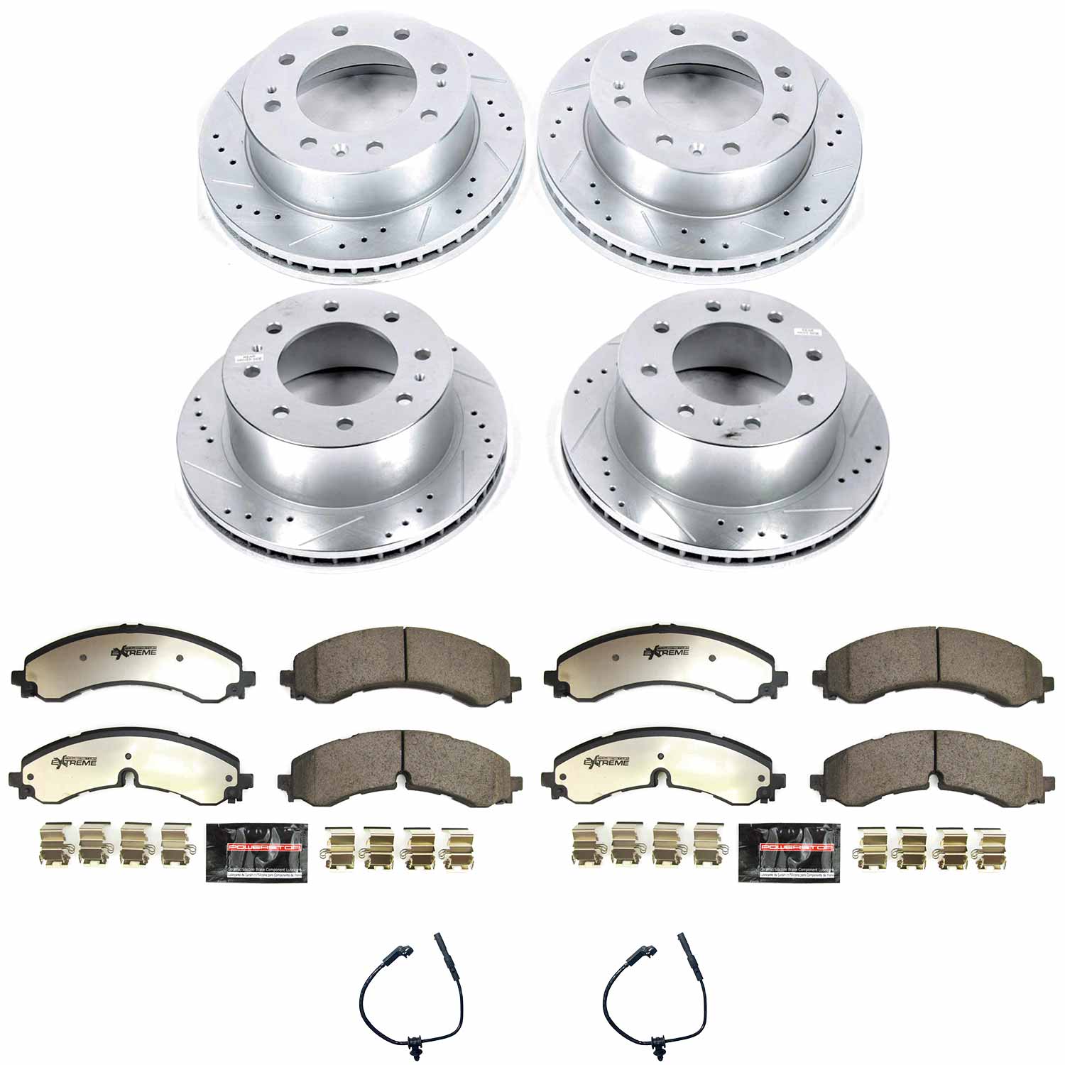 Z36 Truck and SUV Carbon-Fiber Ceramic Brake Pad and Drilled & Slotted Rotor Kit