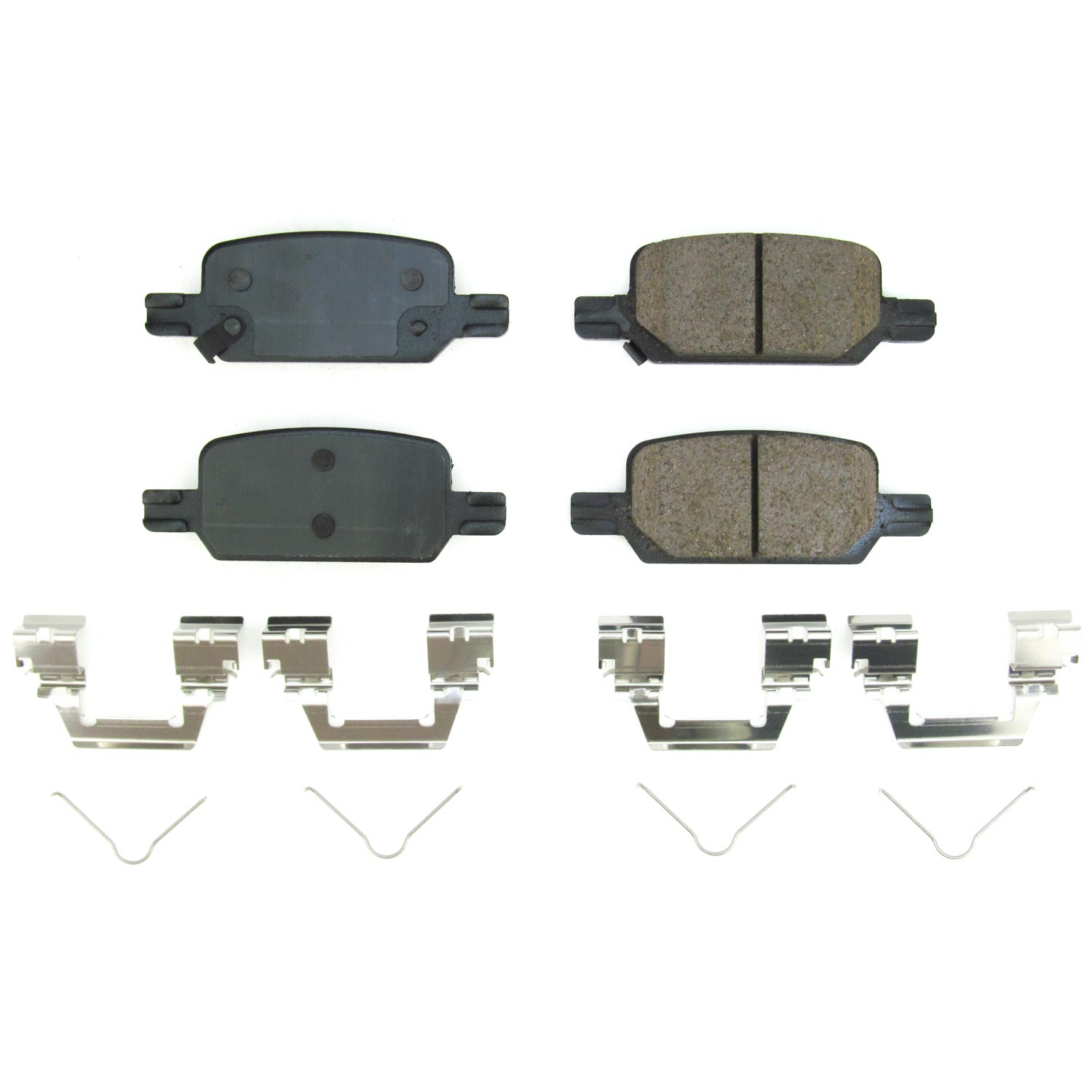Z17 Low-Dust Ceramic Brake Pads with Hardware