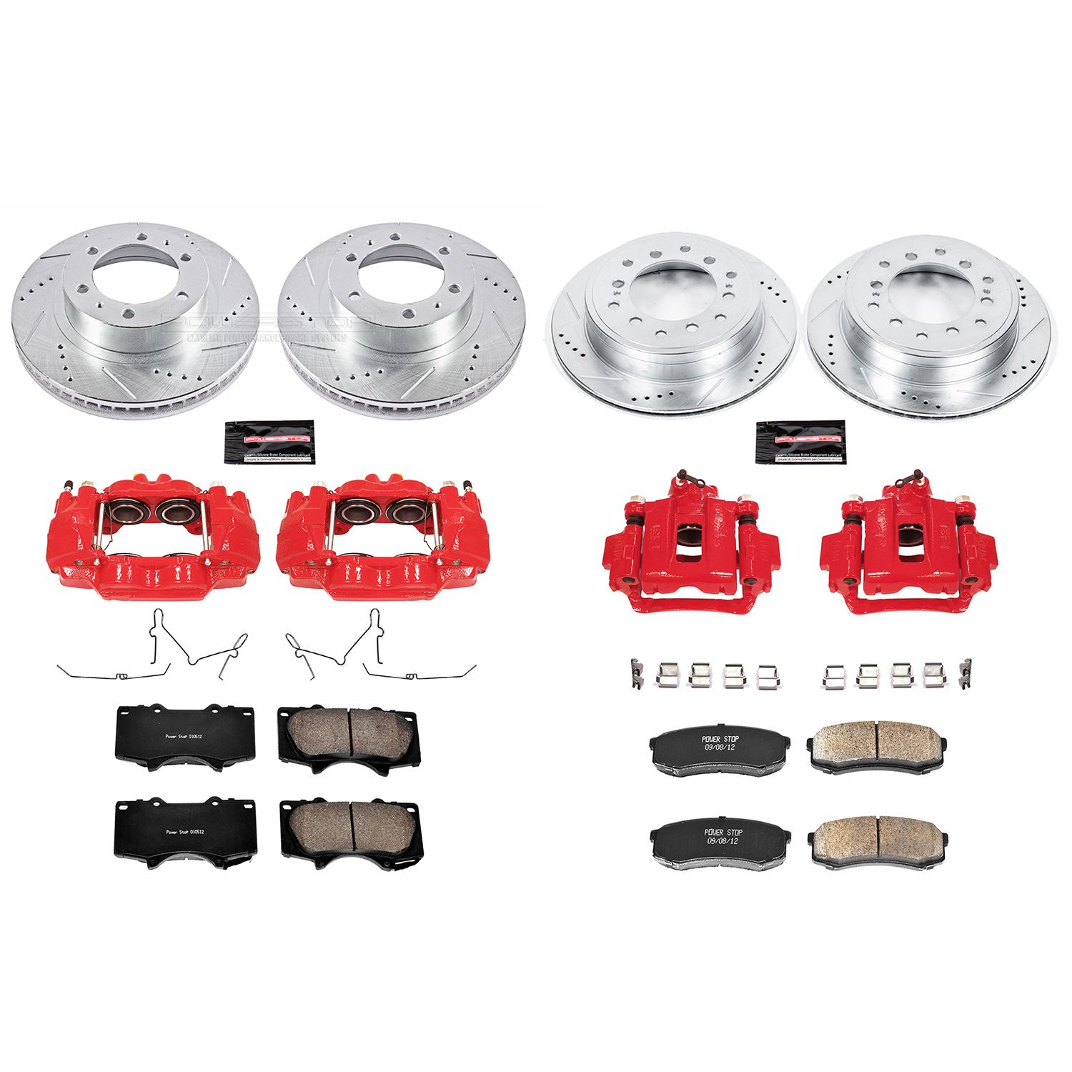 Z23 Daily Driver Carbon-Fiber Ceramic Pads Drilled & Slotted Rotor & Caliper Kit