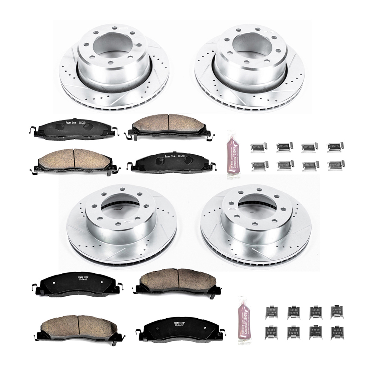 Z23 Daily Driver Carbon-Fiber Ceramic Brake Pad and Drilled & Slotted Rotor Kit