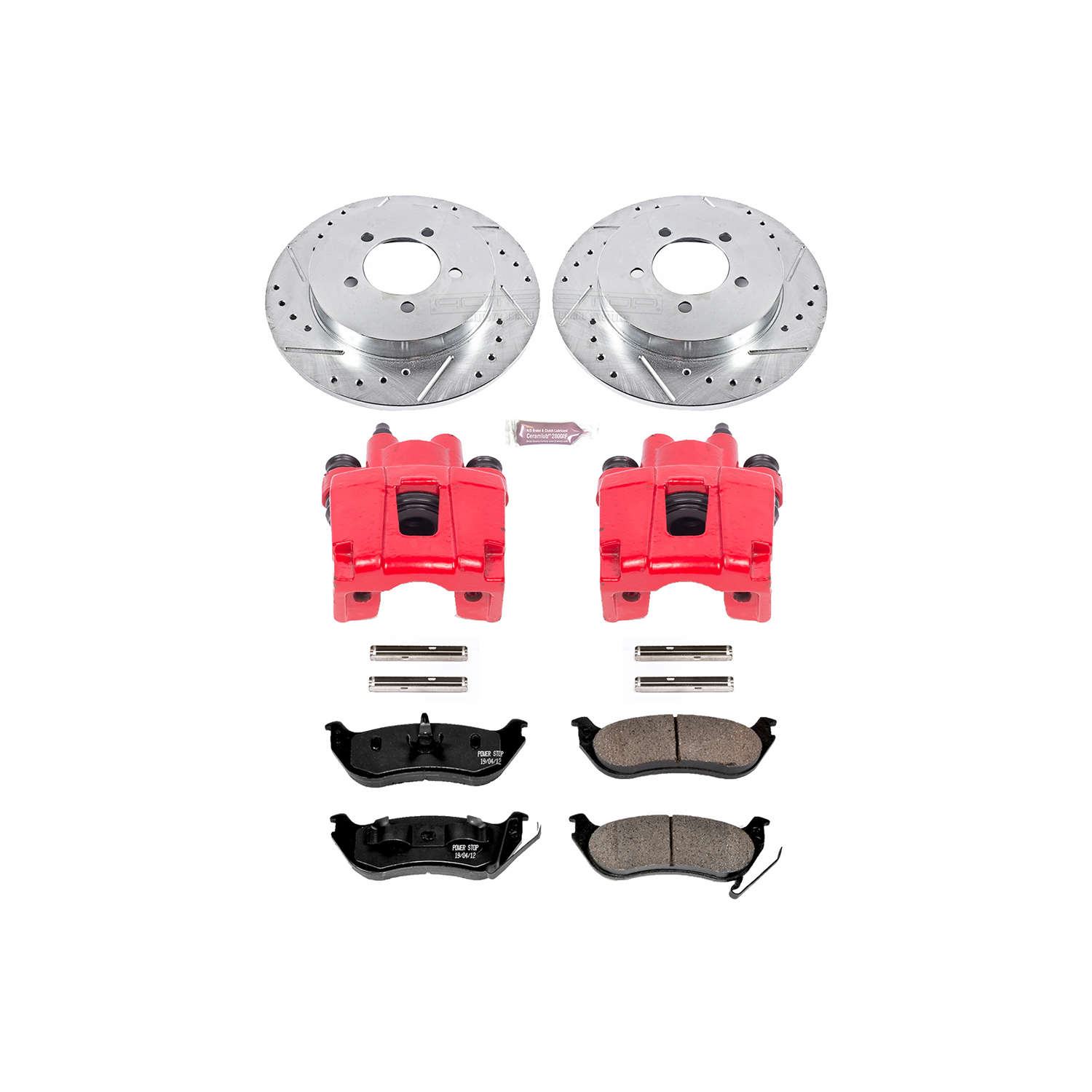 Z23 Daily Driver Carbon-Fiber Ceramic Pads Drilled & Slotted Rotor & Caliper Kit