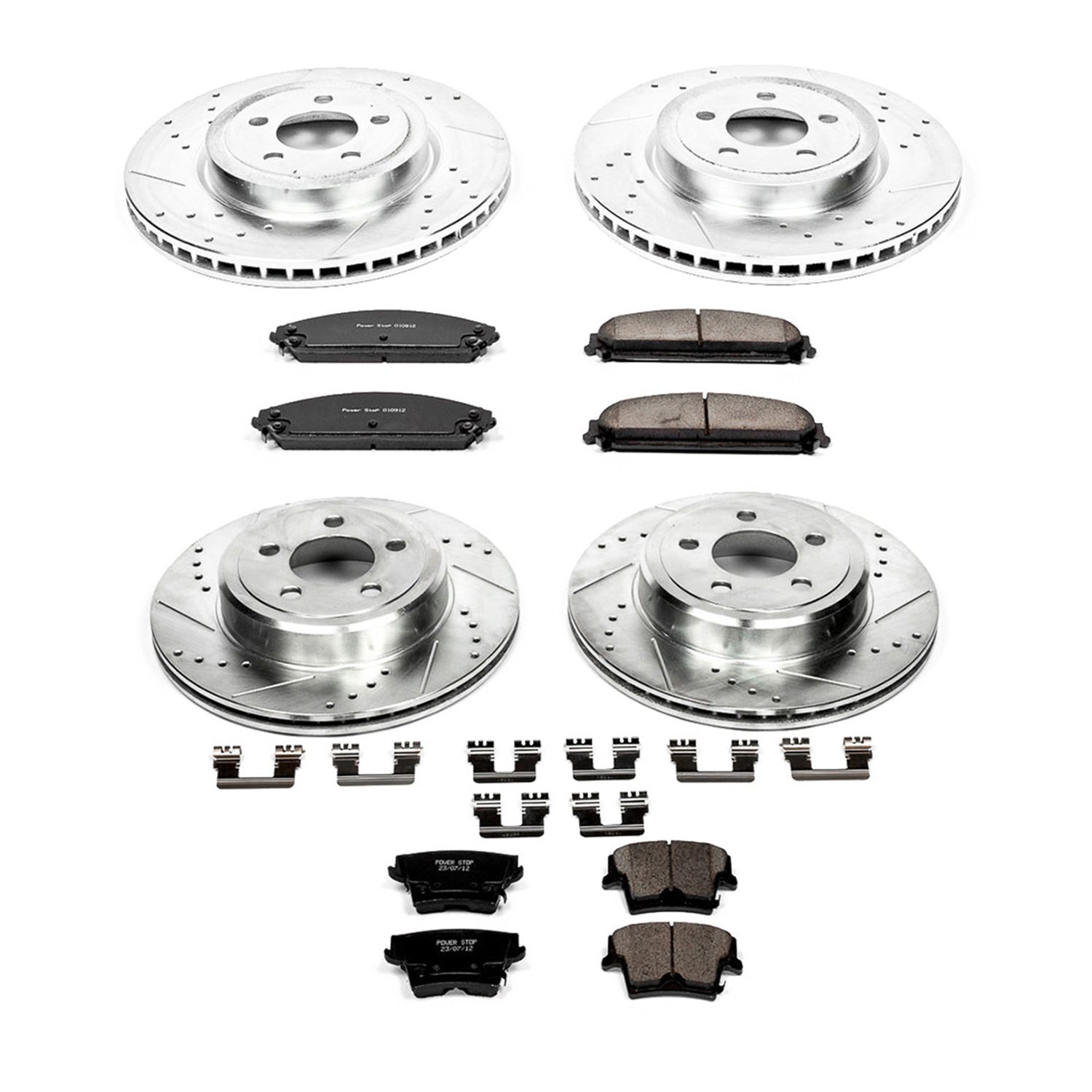 Z23 Daily Driver Carbon-Fiber Ceramic Brake Pad and Drilled & Slotted Rotor Kit