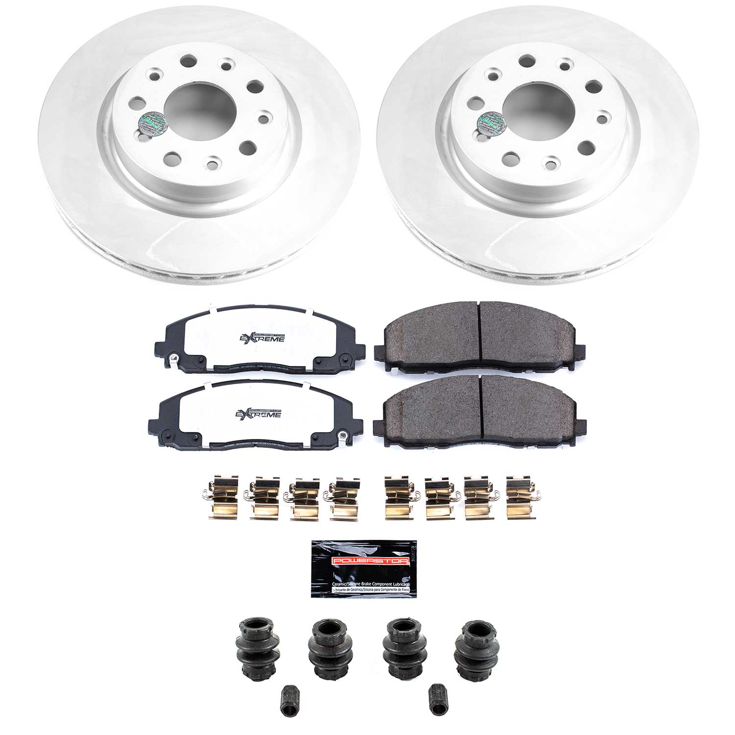 Z36 Truck & Tow Carbon-Fiber Ceramic Brake Pad and Coated Rotor Kit