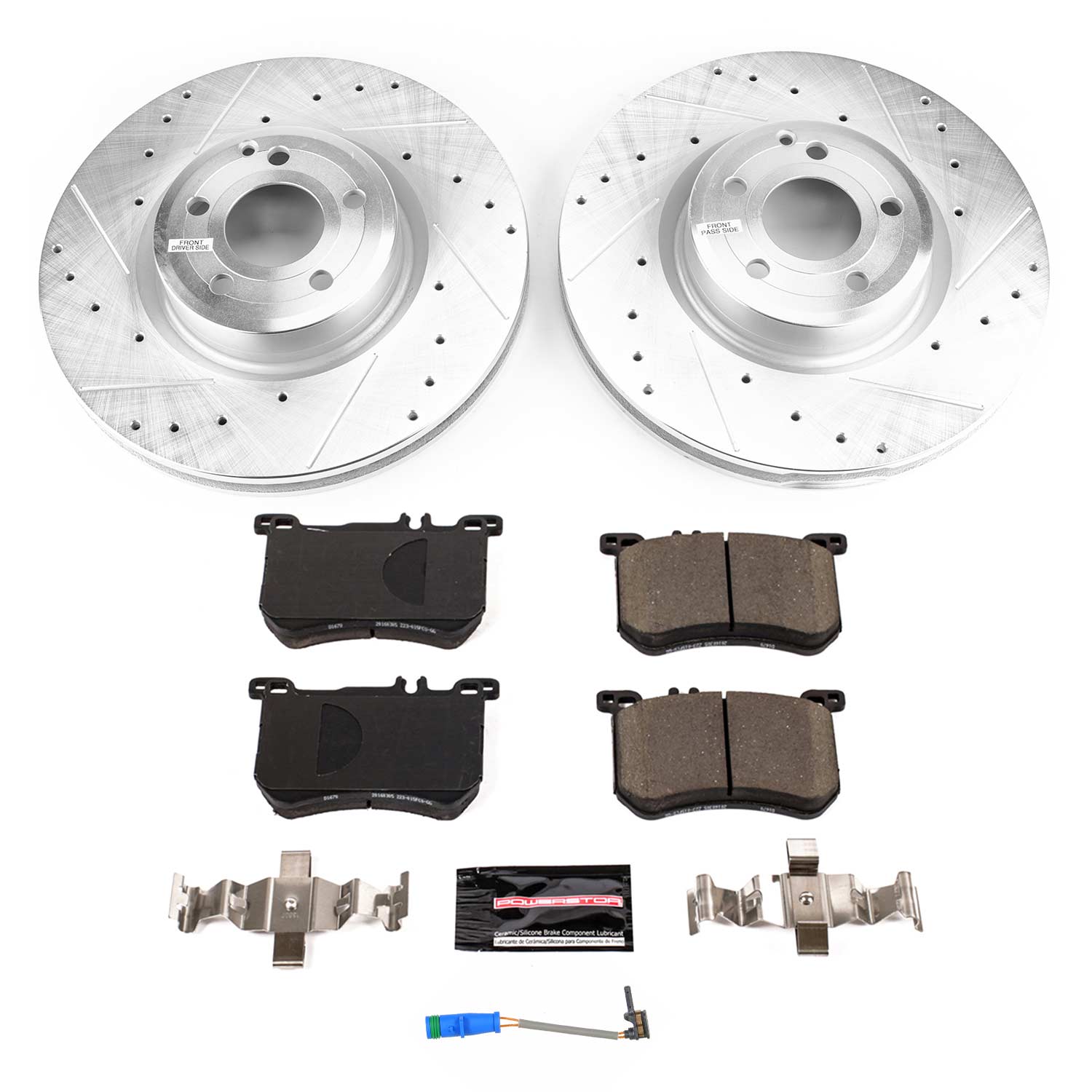 Z23 Daily Driver Carbon-Fiber Ceramic Brake Pad and Drilled & Slotted Rotor Kit