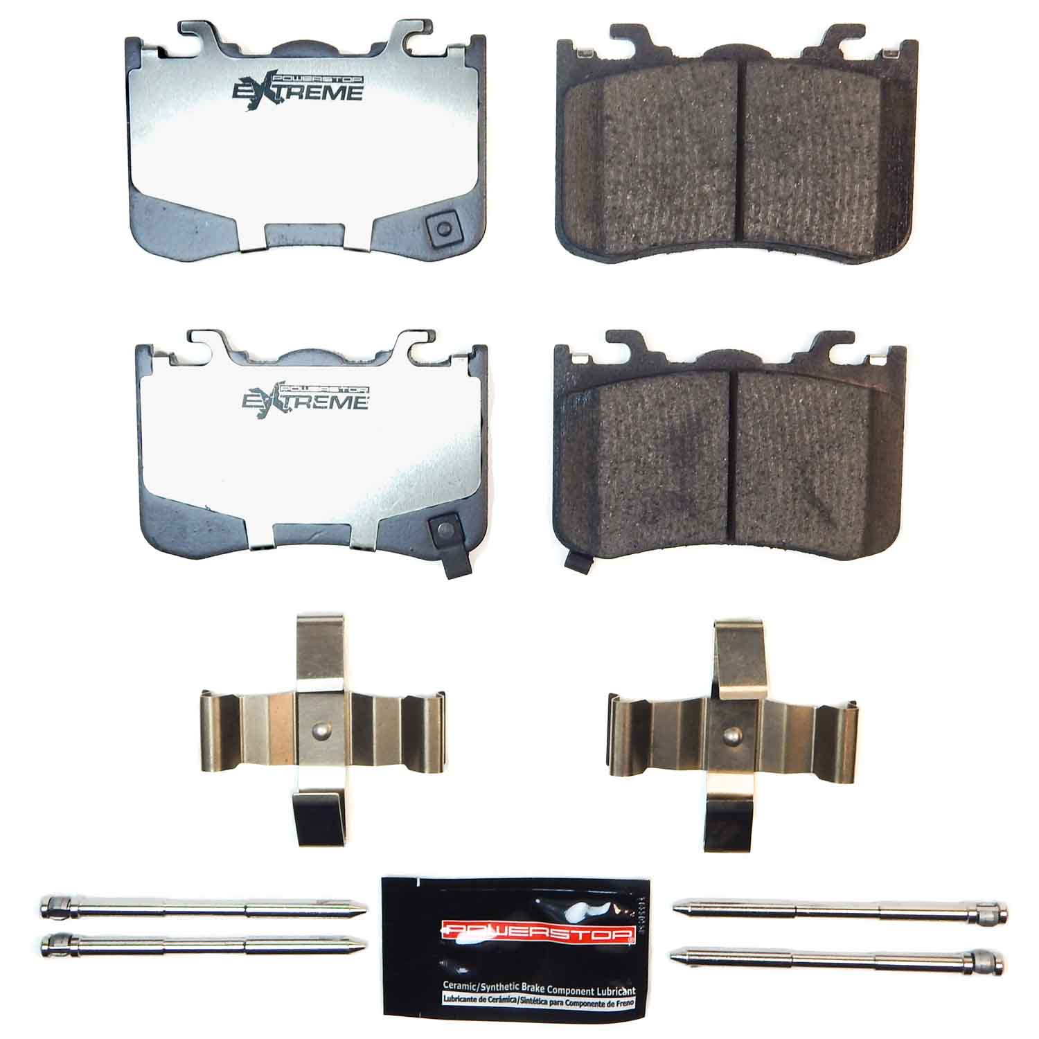 Z26 Performance Carbon-Fiber Ceramic Brake Pads with Hardware Kit
